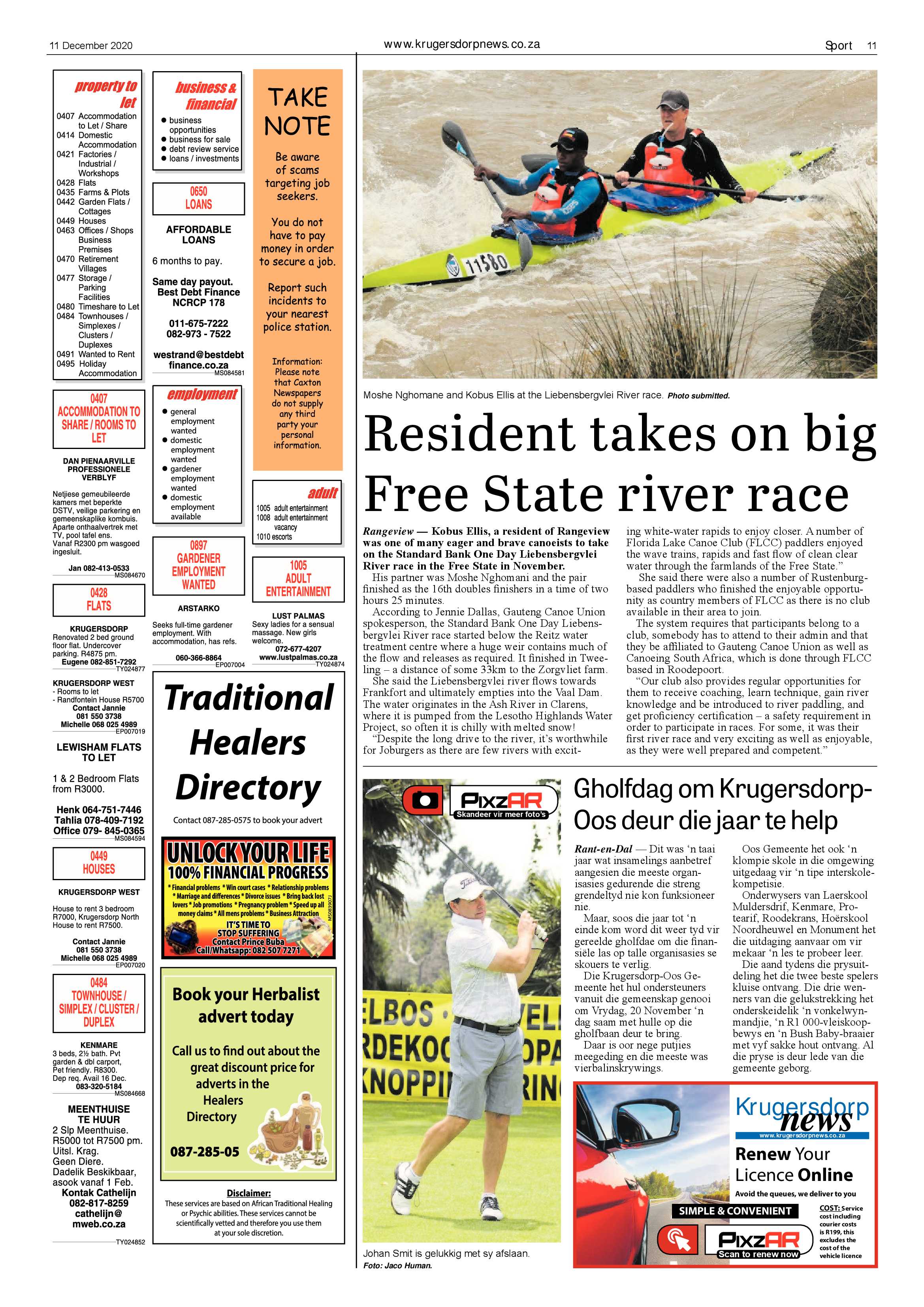 Krugersdorp News 11 December 2020 page 11