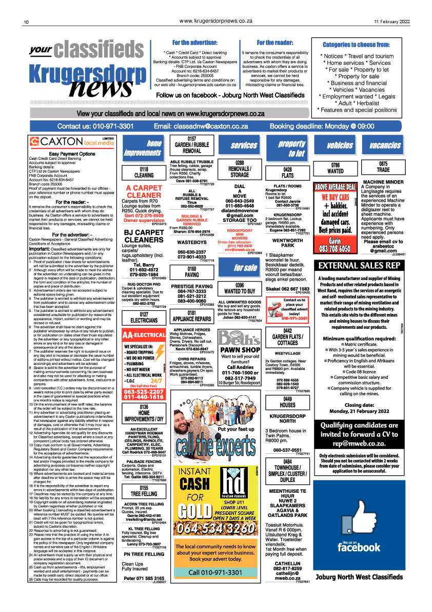Krugersdorp News 11 February 2022 page 10
