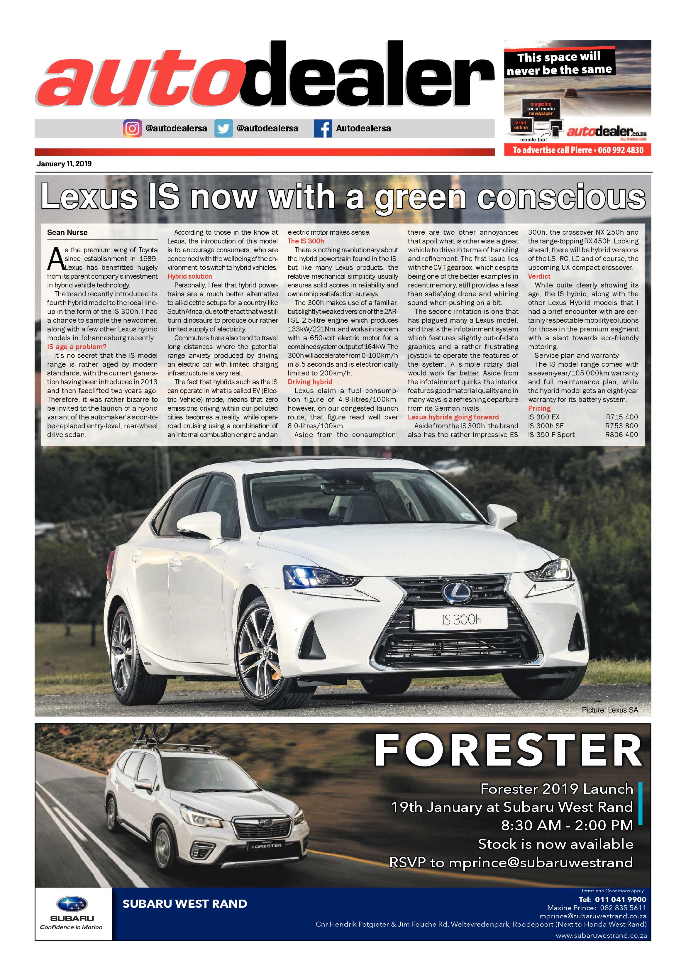 Krugersdorp News 11 January 2019 page 11