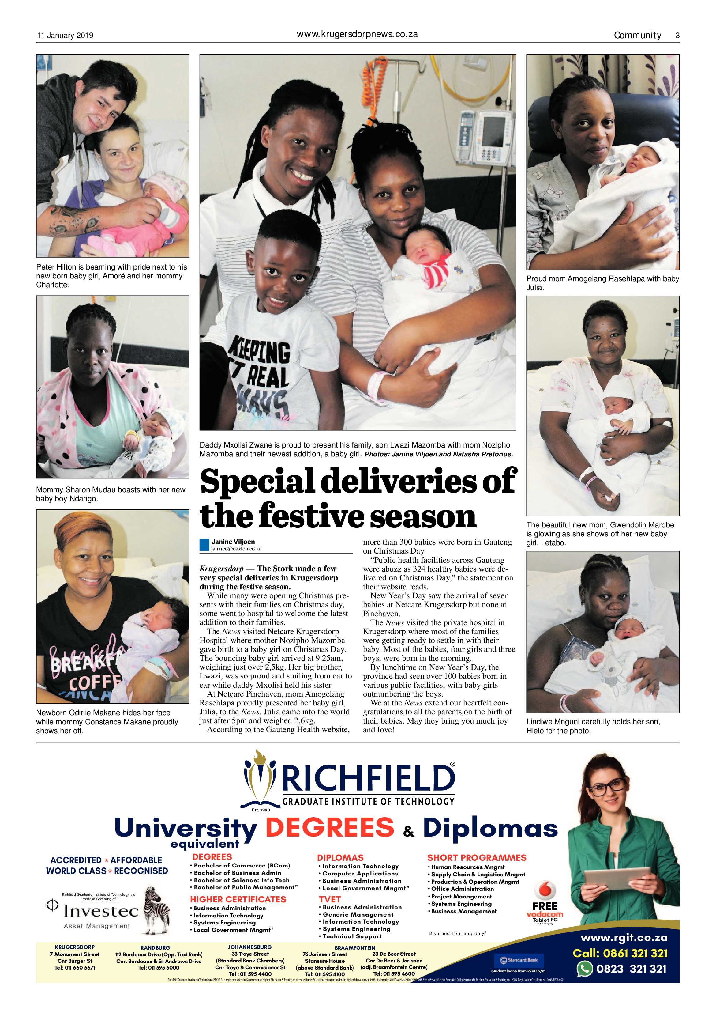 Krugersdorp News 11 January 2019 page 3