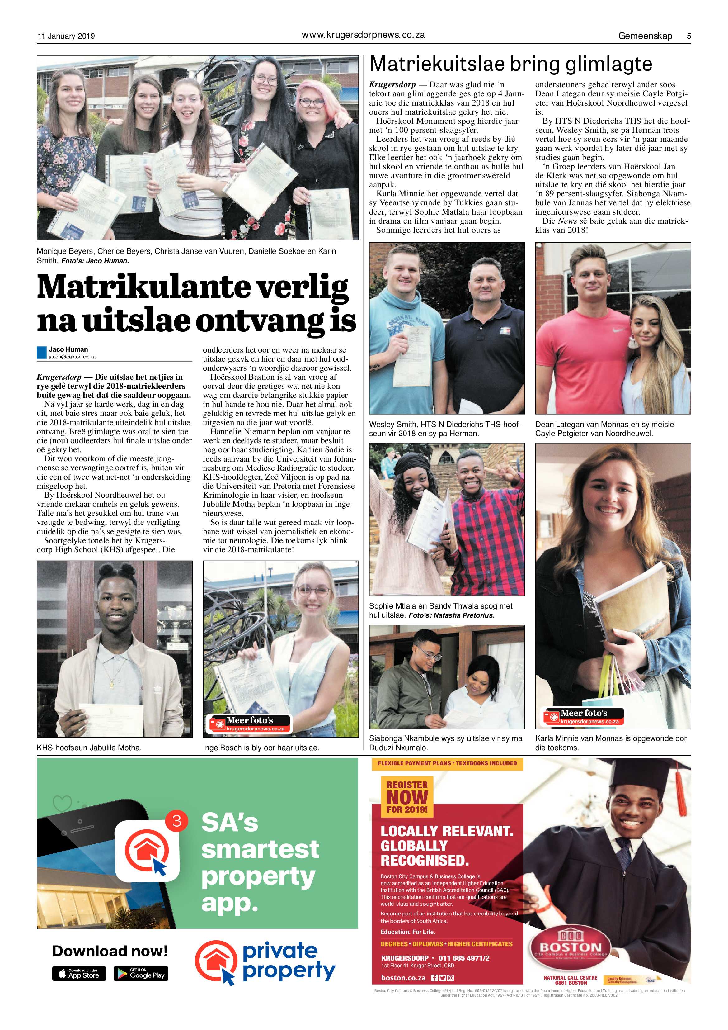 Krugersdorp News 11 January 2019 page 5