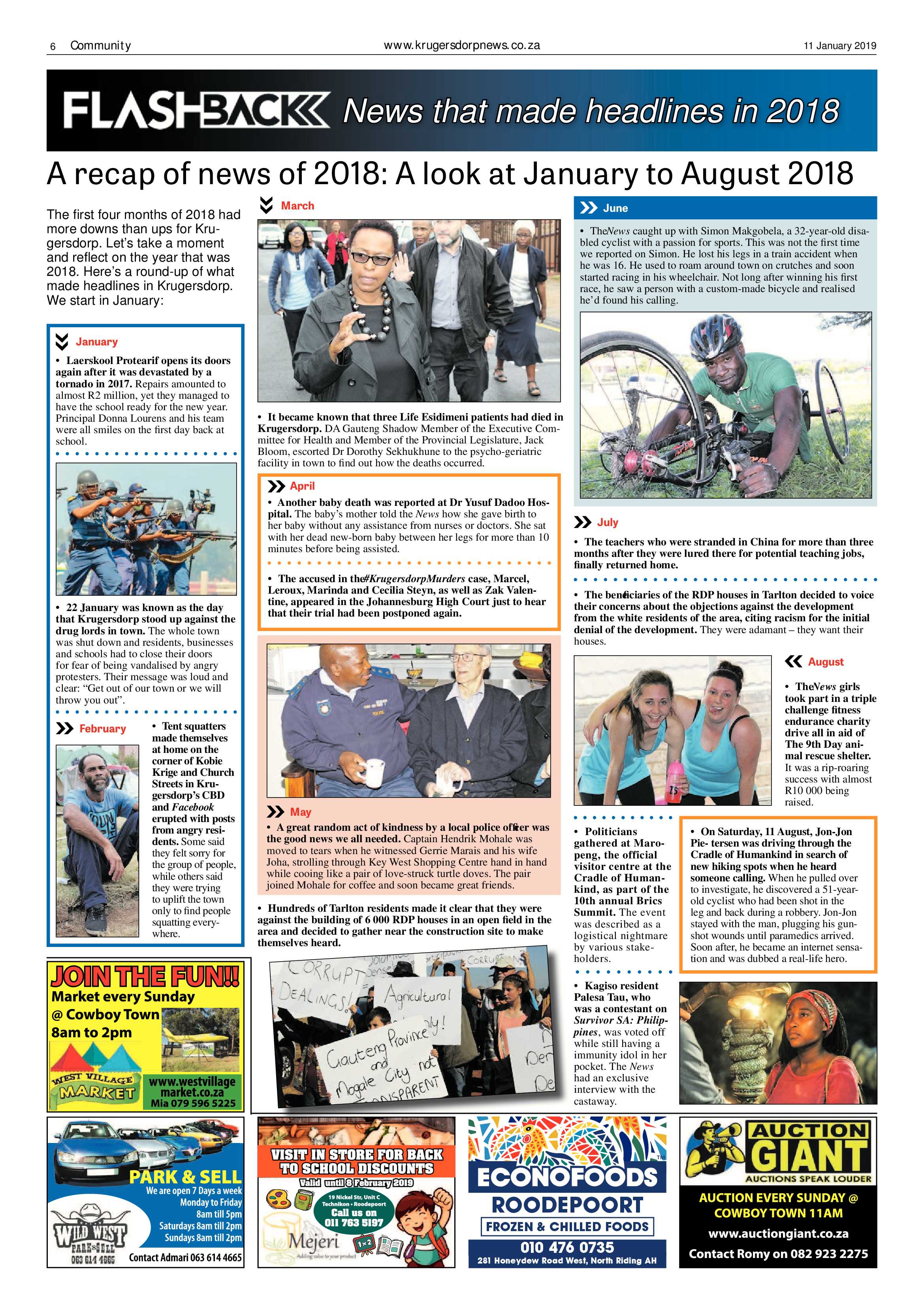 Krugersdorp News 11 January 2019 page 6