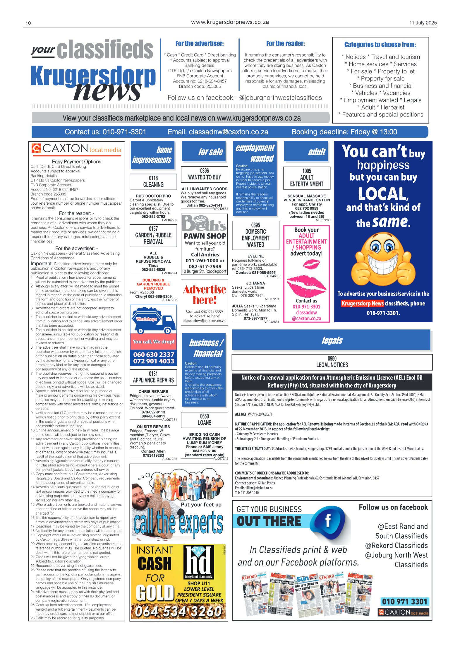 Krugersdorp News 11 July 2025 page 12