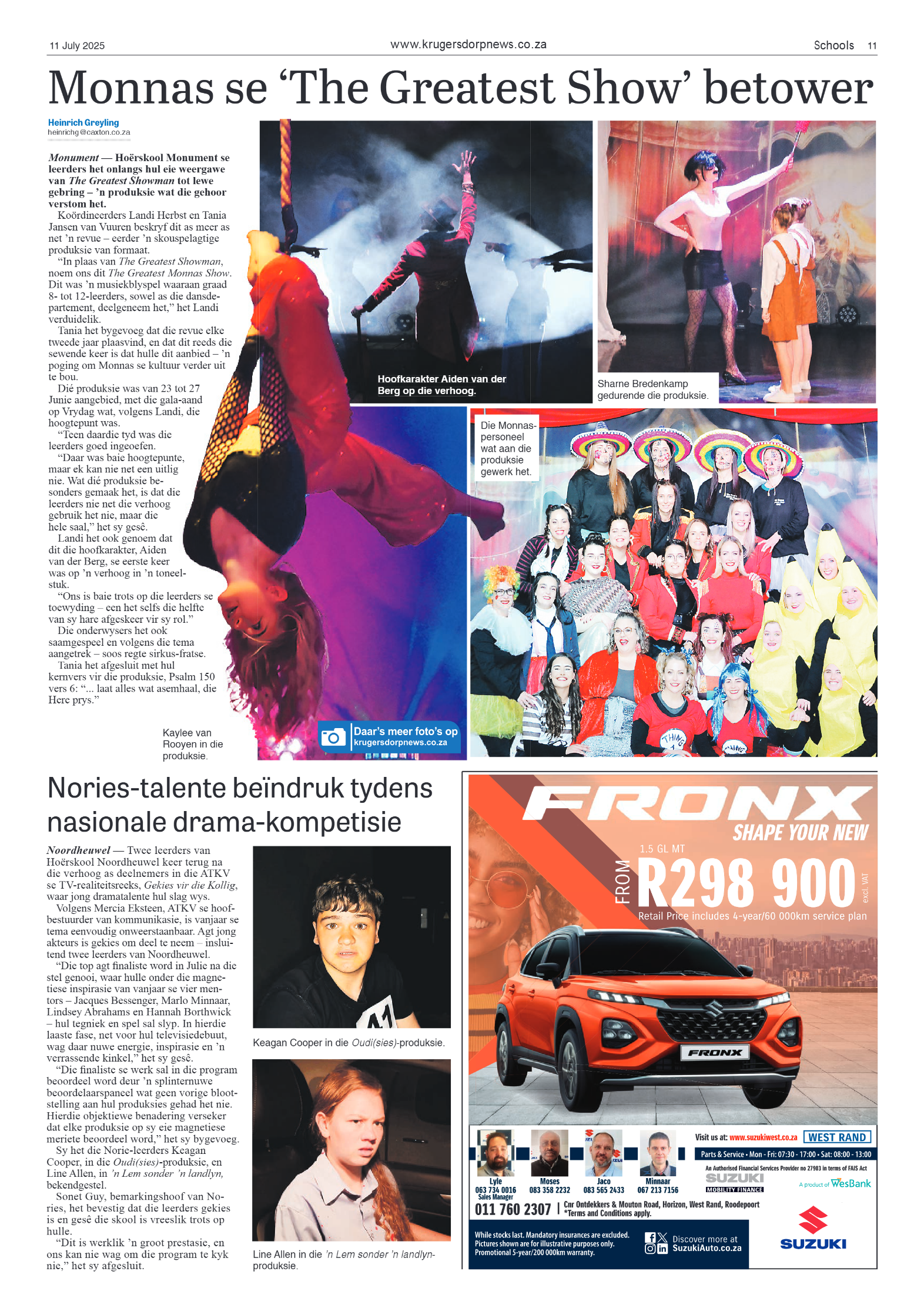 Krugersdorp News 11 July 2025 page 13