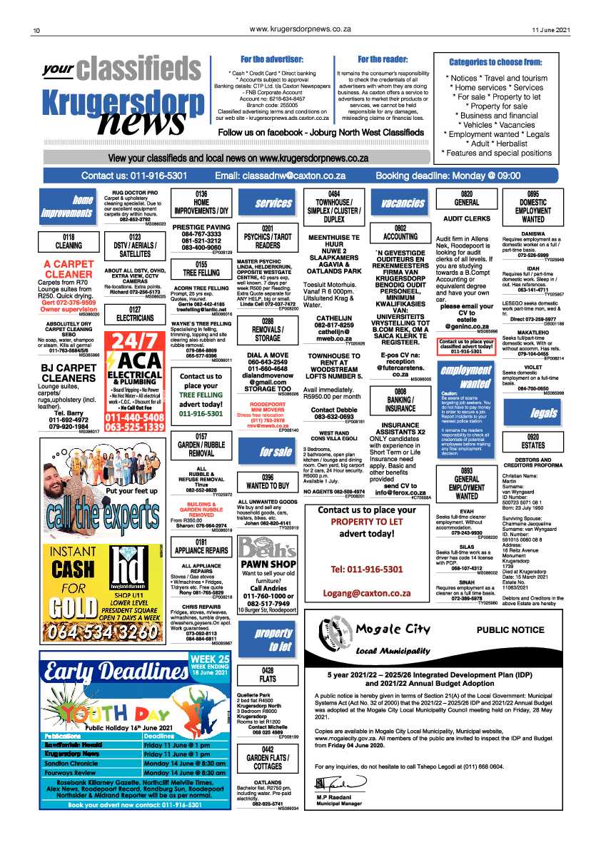 Krugersdorp News 11 June 2021 page 10