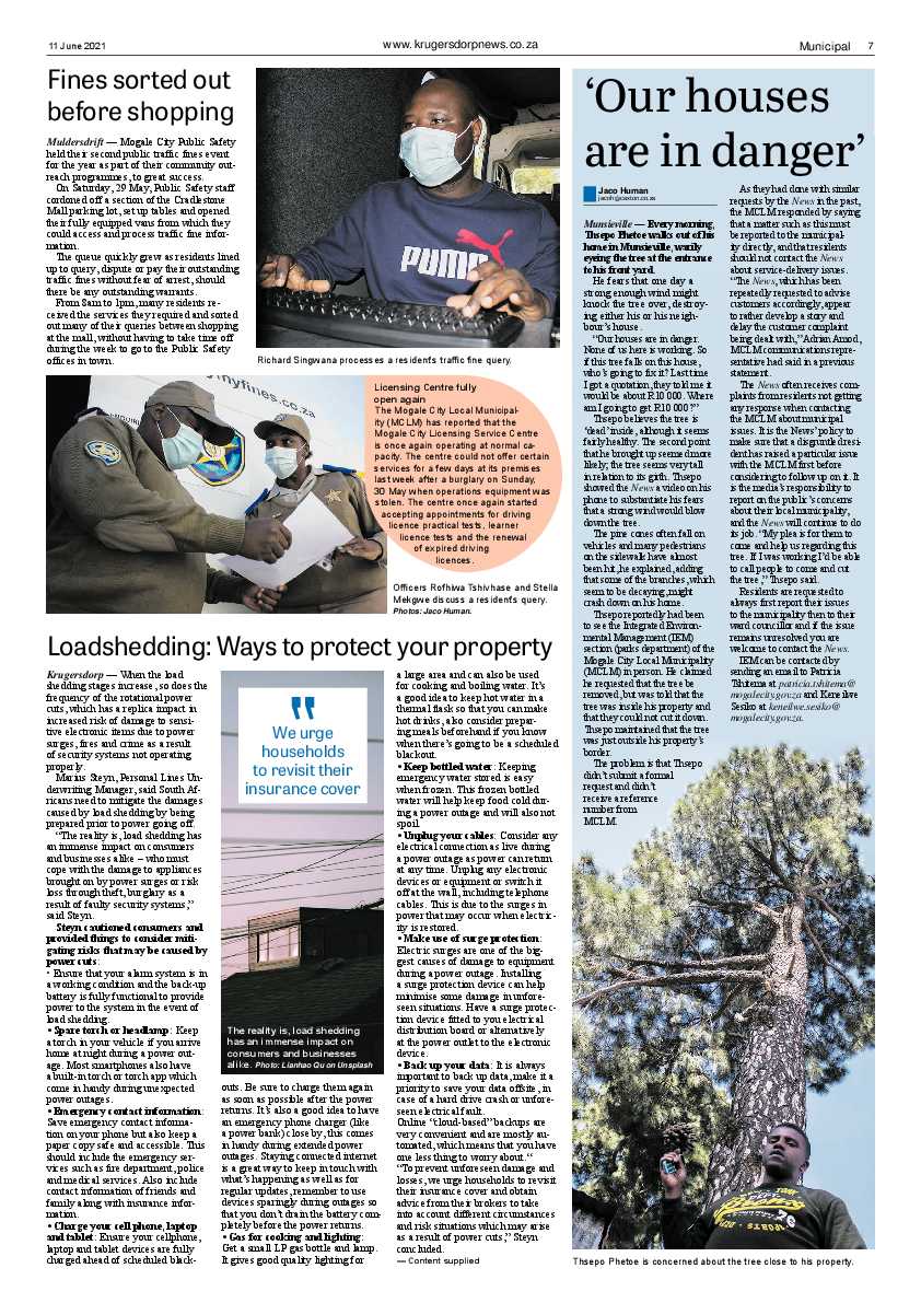 Krugersdorp News 11 June 2021 page 7