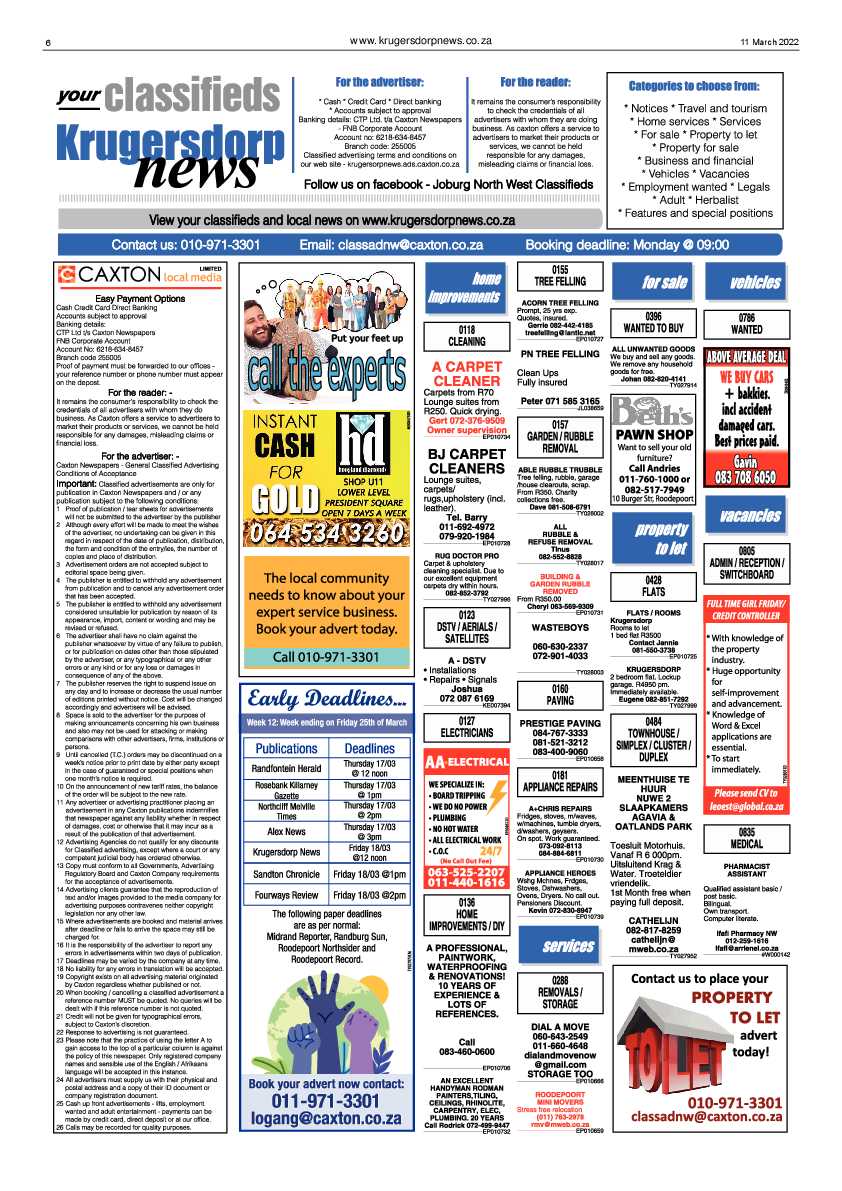 Krugersdorp News 11 March 2022 page 6