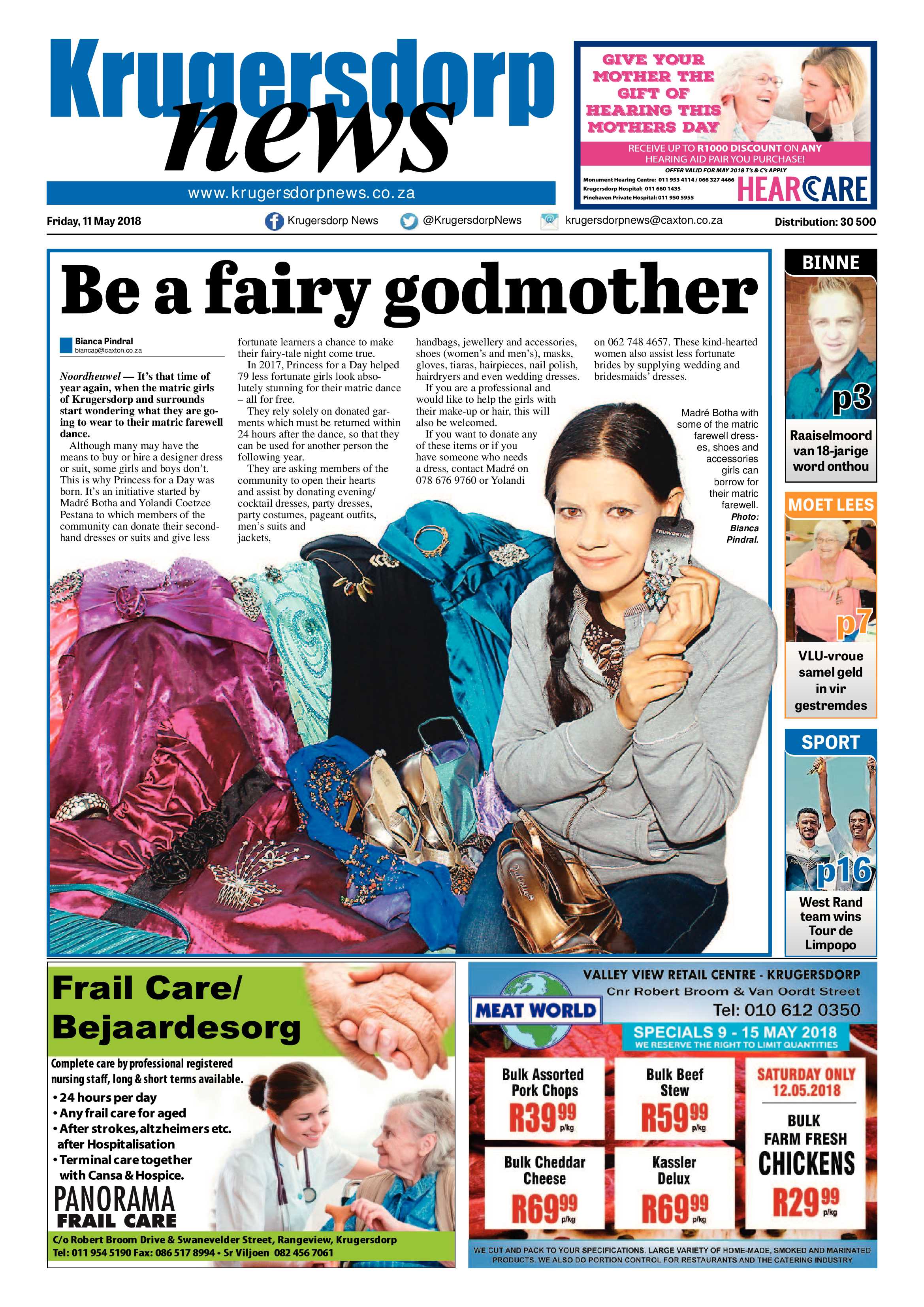 Krugersdorp News 11 May 2018 page 1