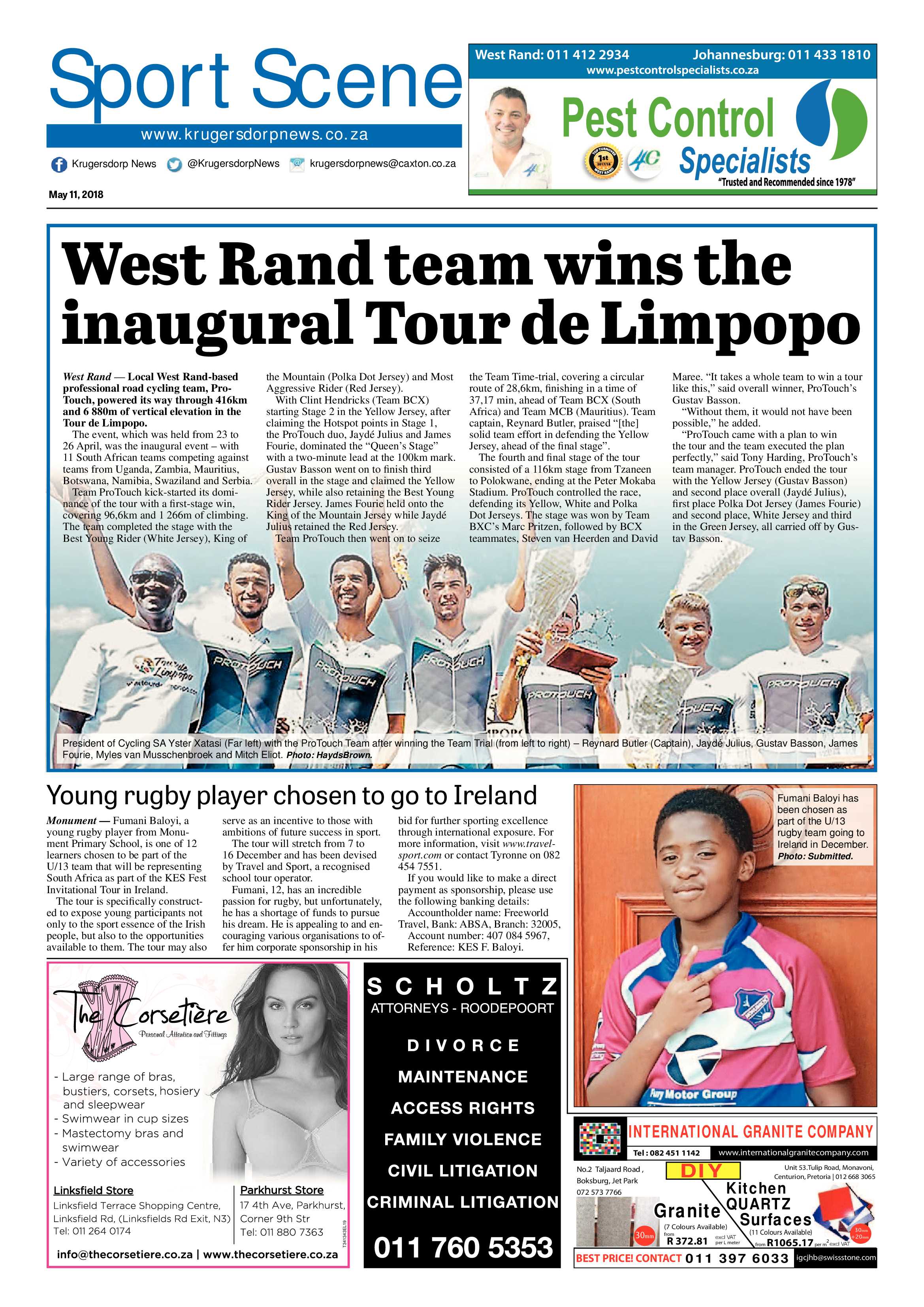 Krugersdorp News 11 May 2018 page 16