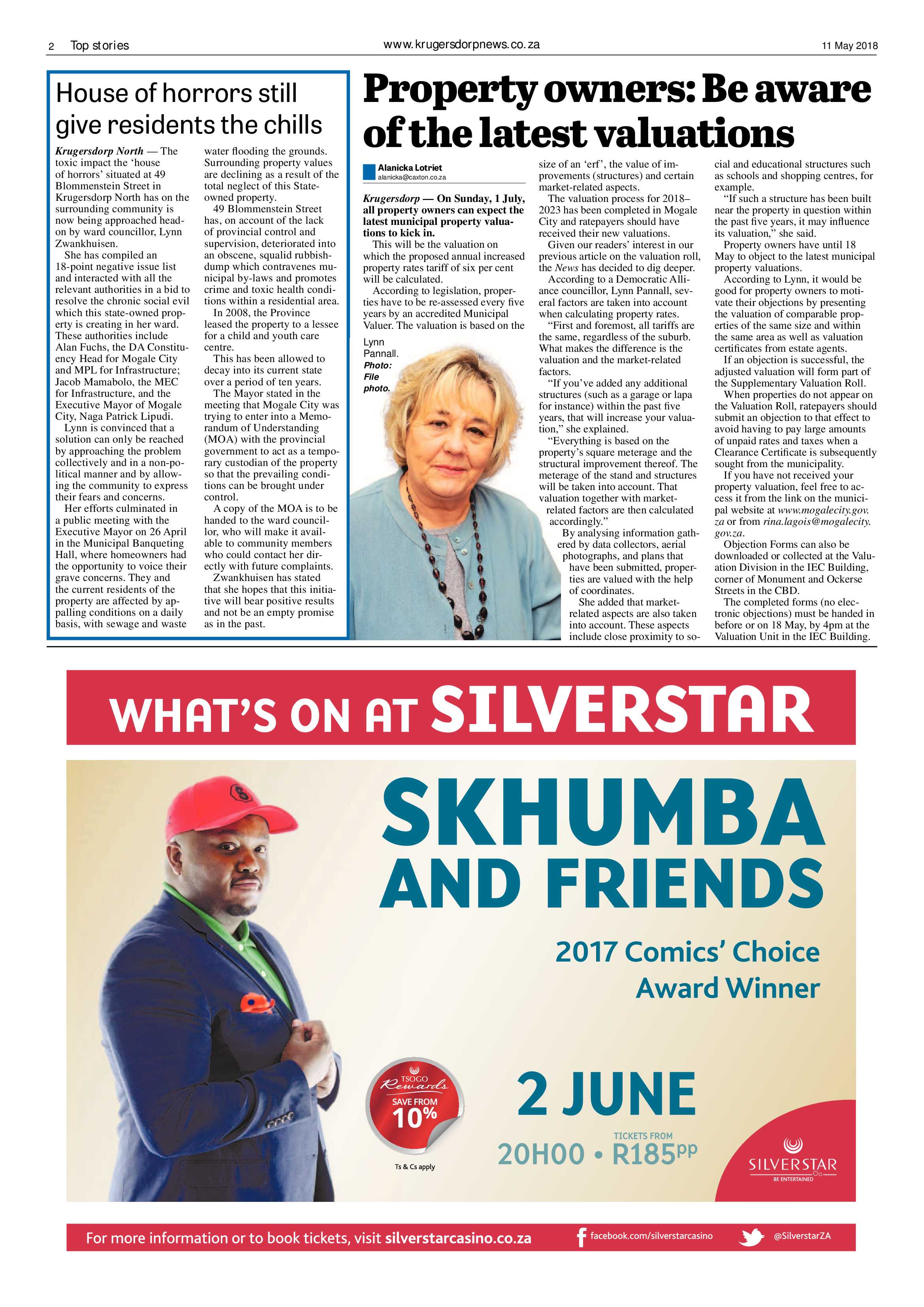 Krugersdorp News 11 May 2018 page 2