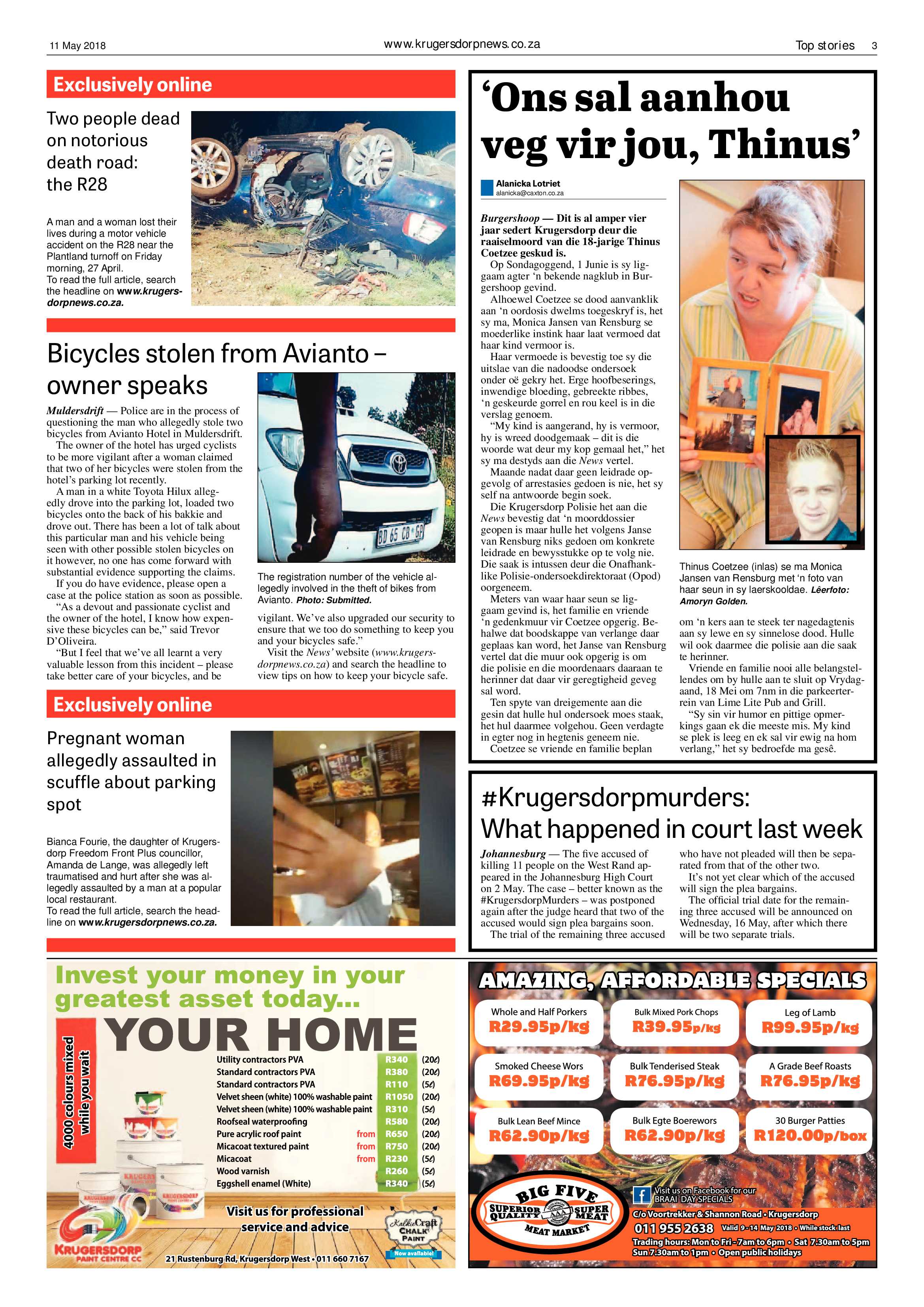 Krugersdorp News 11 May 2018 page 3