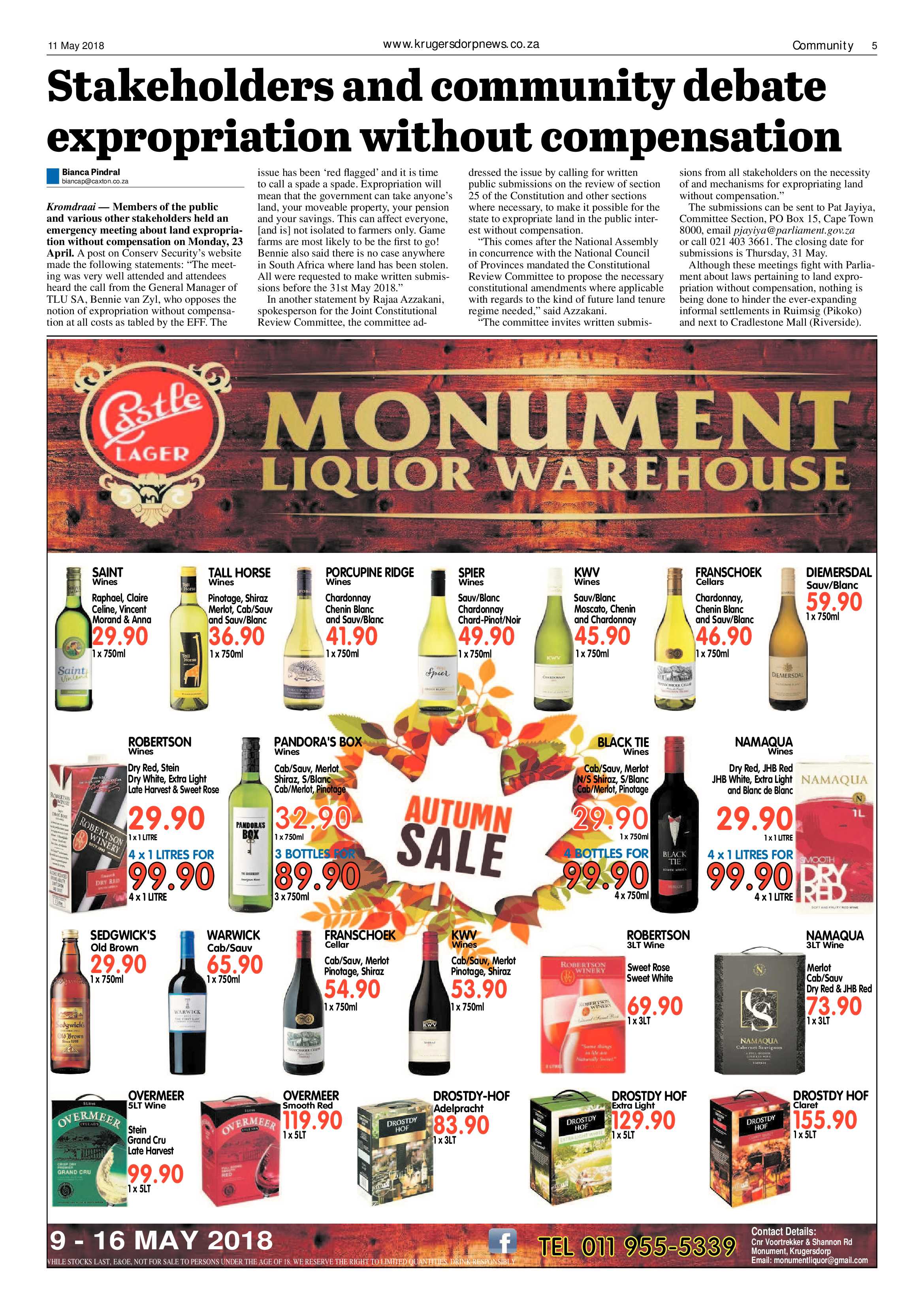 Krugersdorp News 11 May 2018 page 5