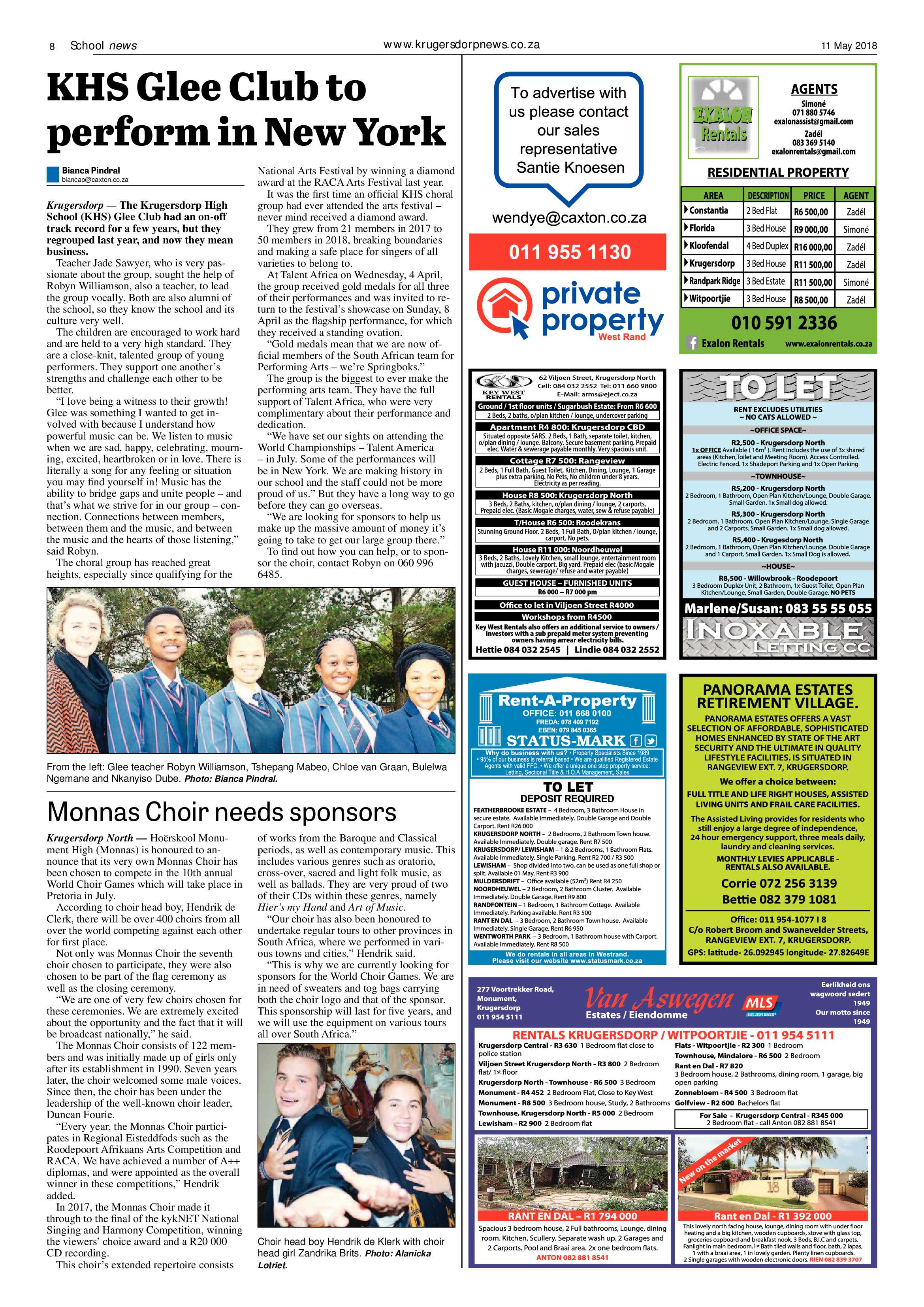 Krugersdorp News 11 May 2018 page 8
