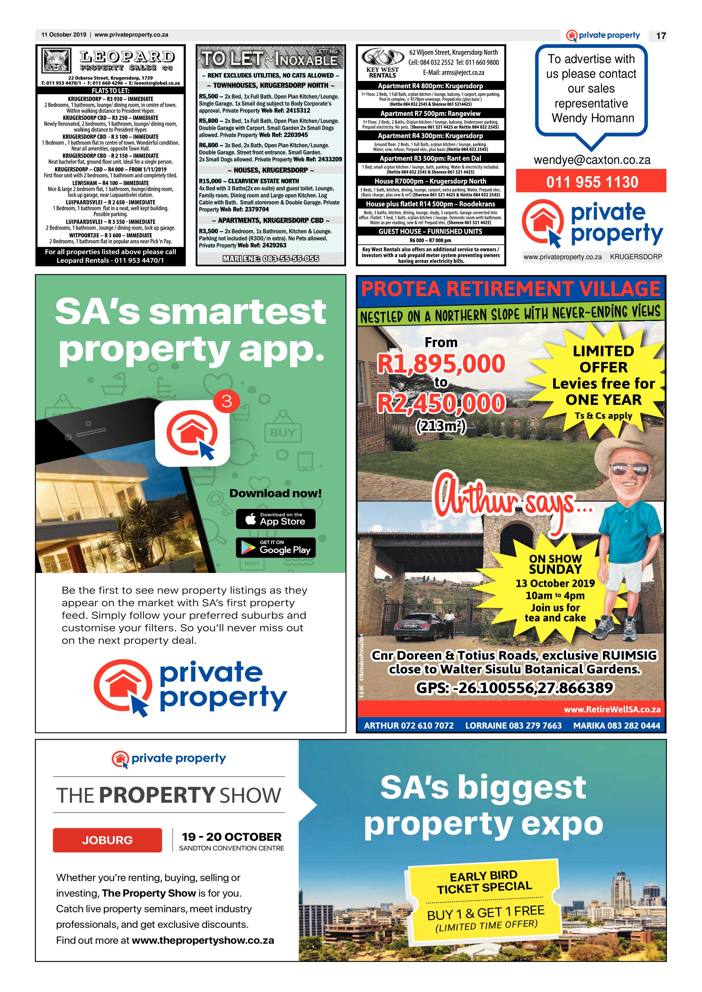 Krugersdorp News 11 October 2019 page 17
