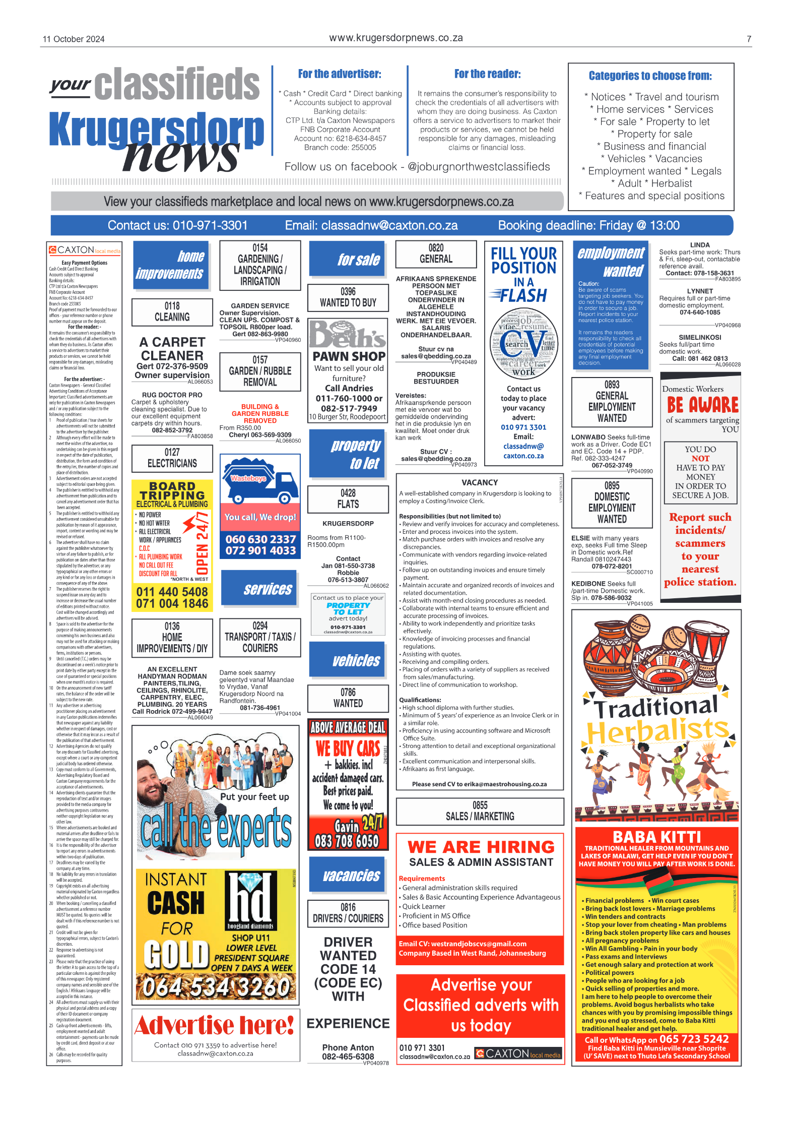 Krugersdorp News 11 October 2024 page 7