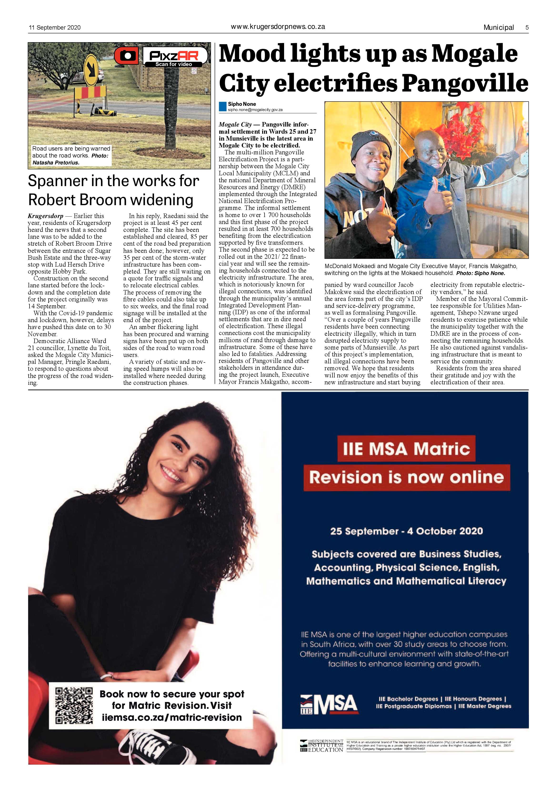 Krugersdorp News 11 September 2020 page 5