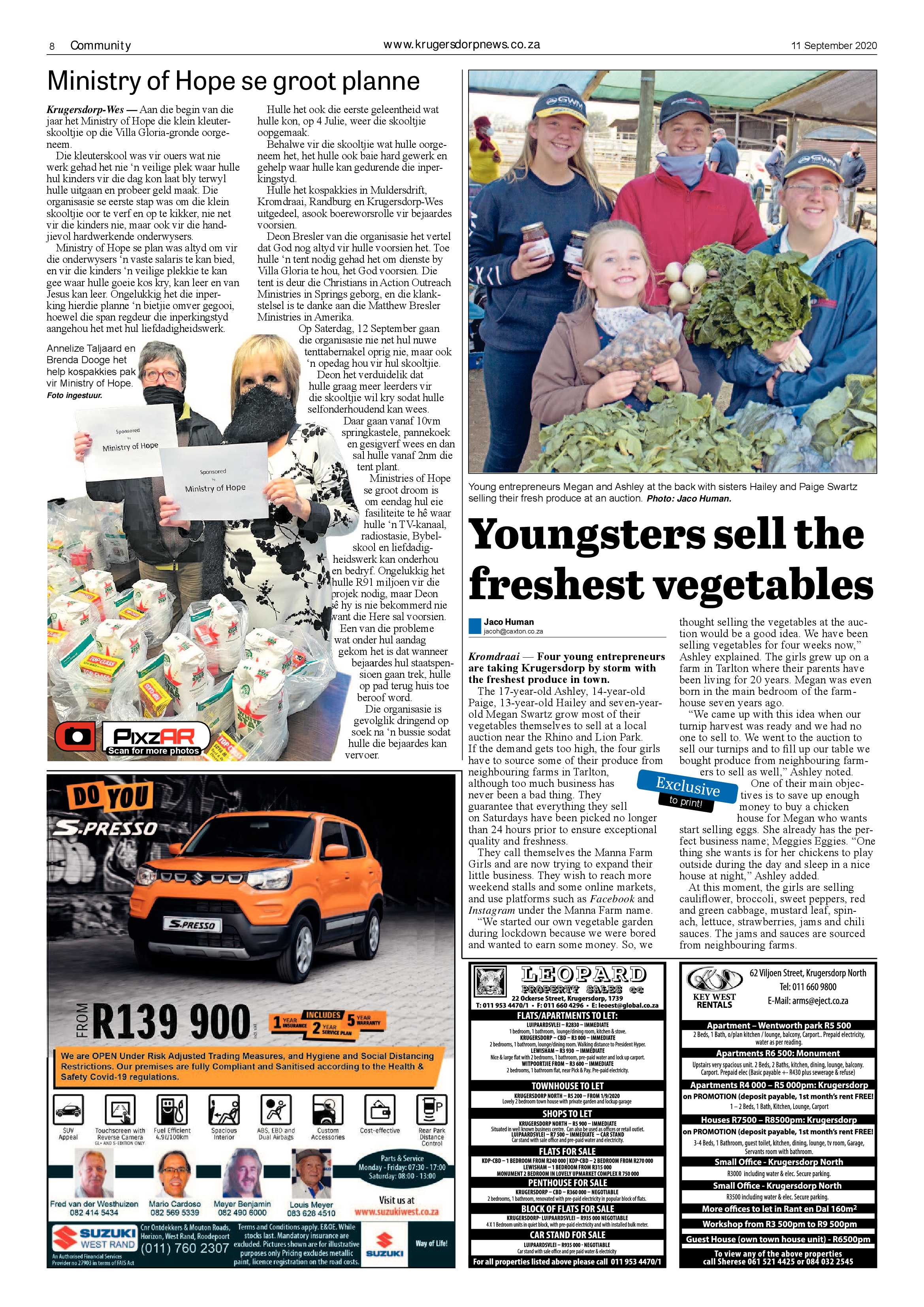 Krugersdorp News 11 September 2020 page 8