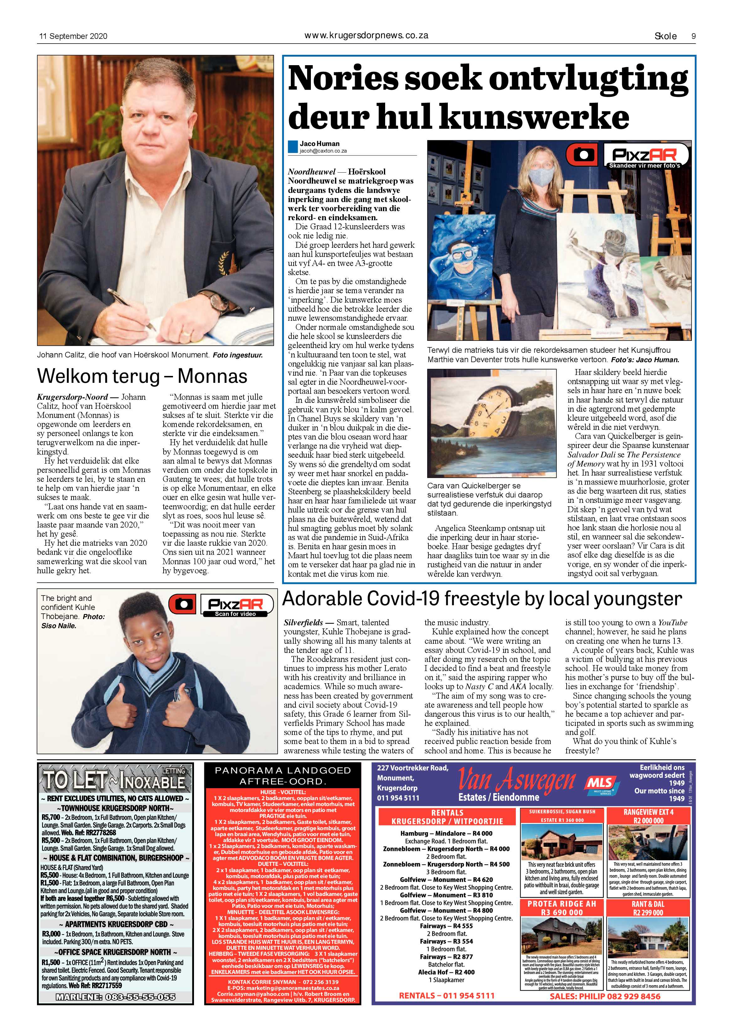 Krugersdorp News 11 September 2020 page 9