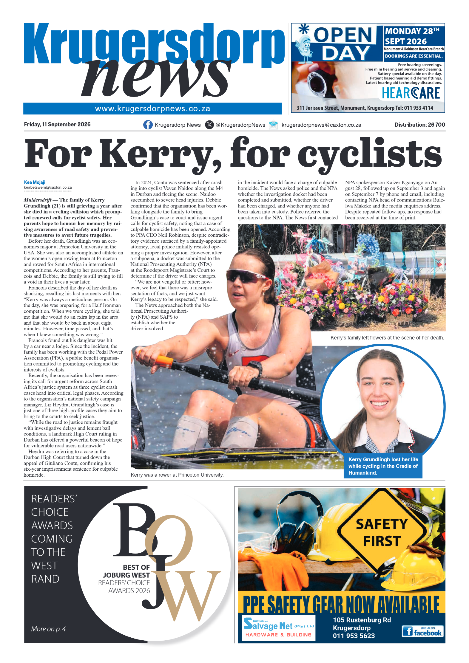 Krugersdorp News 11 September 2026 page 3