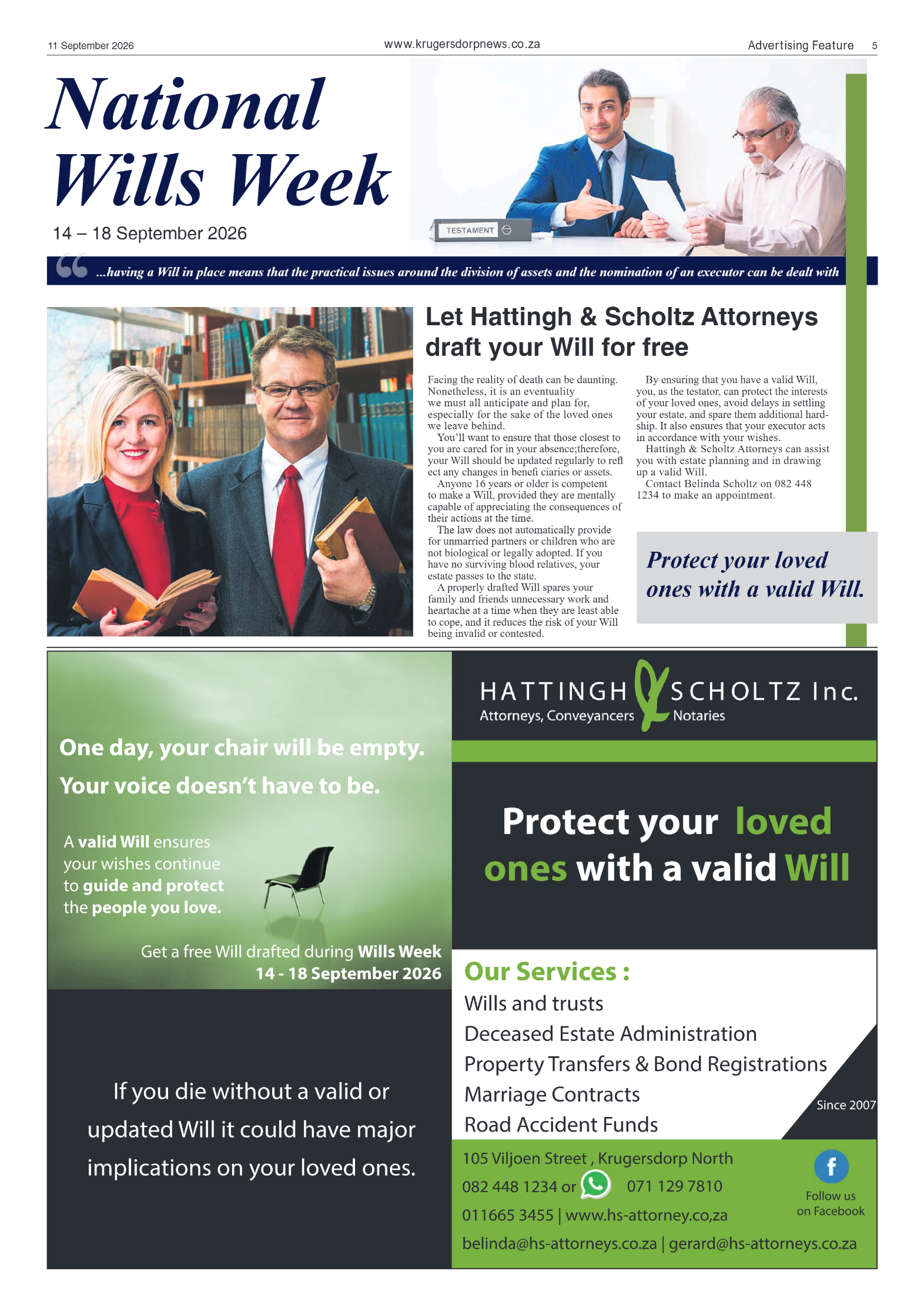 Krugersdorp News 11 September 2026 page 7