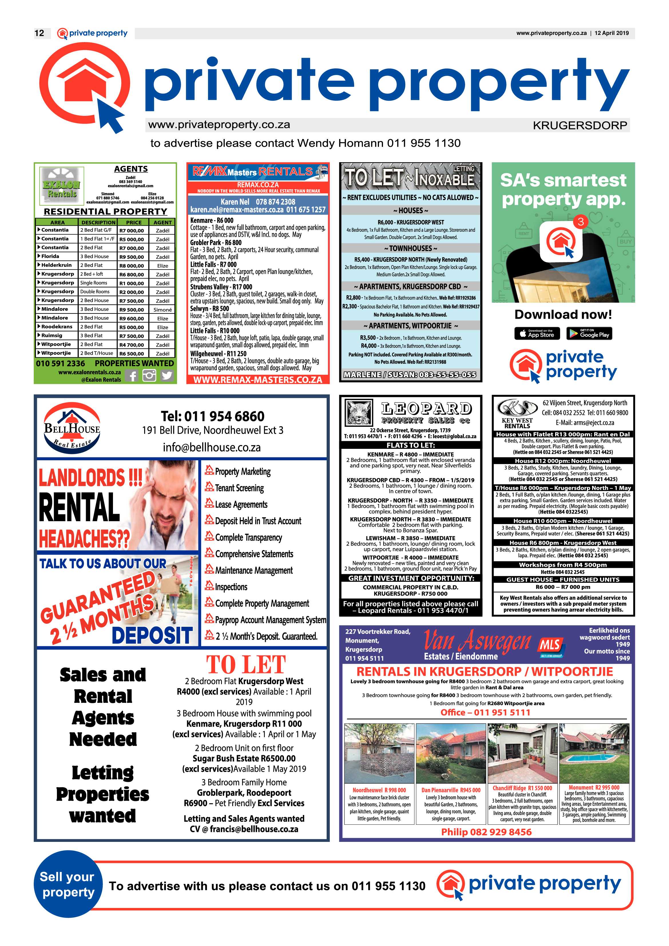 Krugersdorp News 12 April 2019 page 12