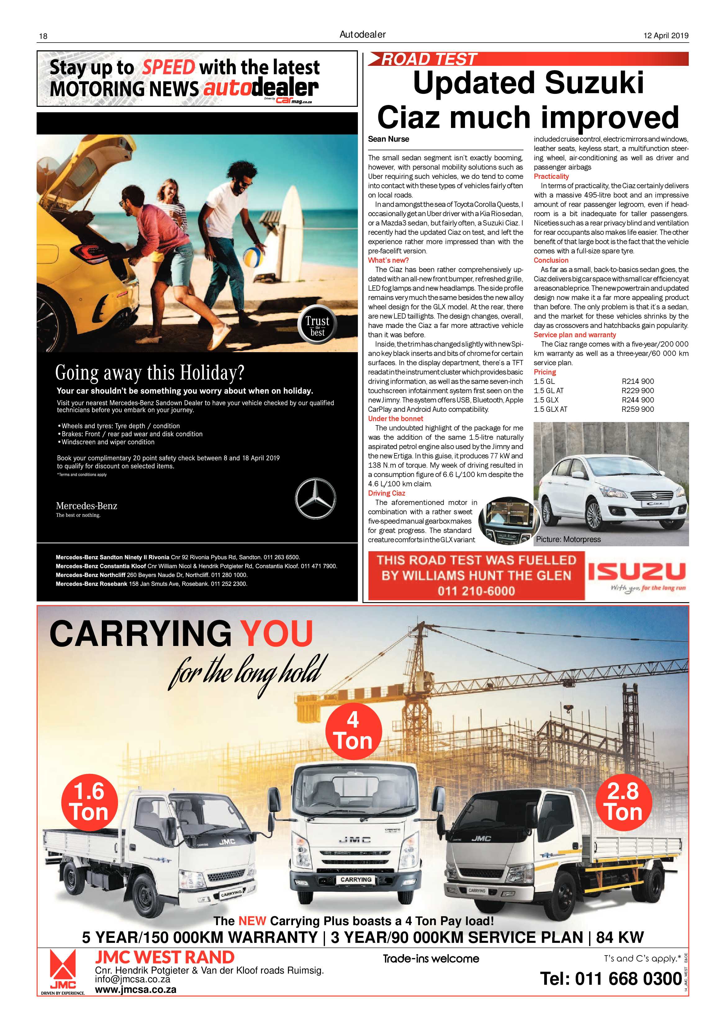 Krugersdorp News 12 April 2019 page 18