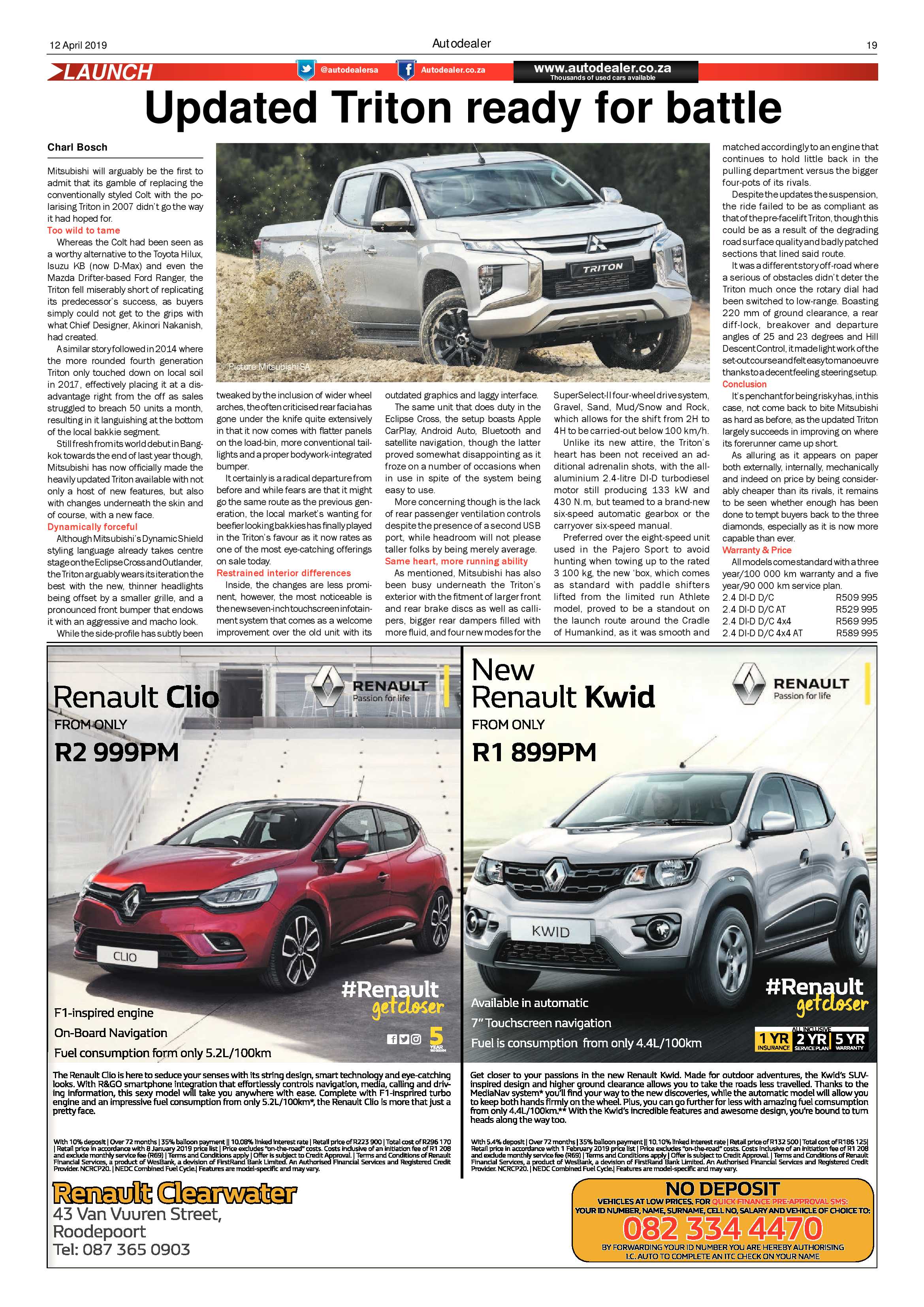Krugersdorp News 12 April 2019 page 19