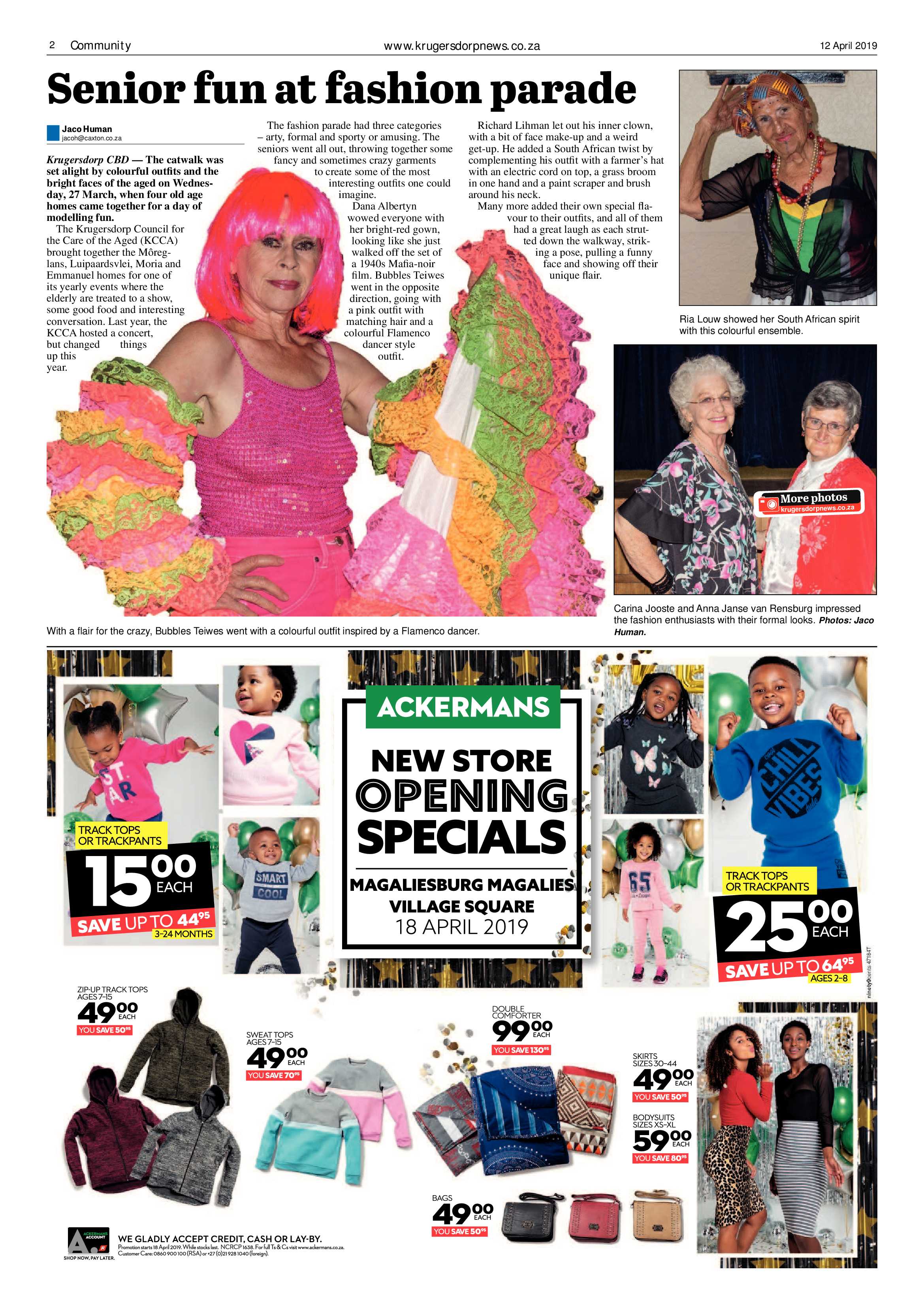 Krugersdorp News 12 April 2019 page 2