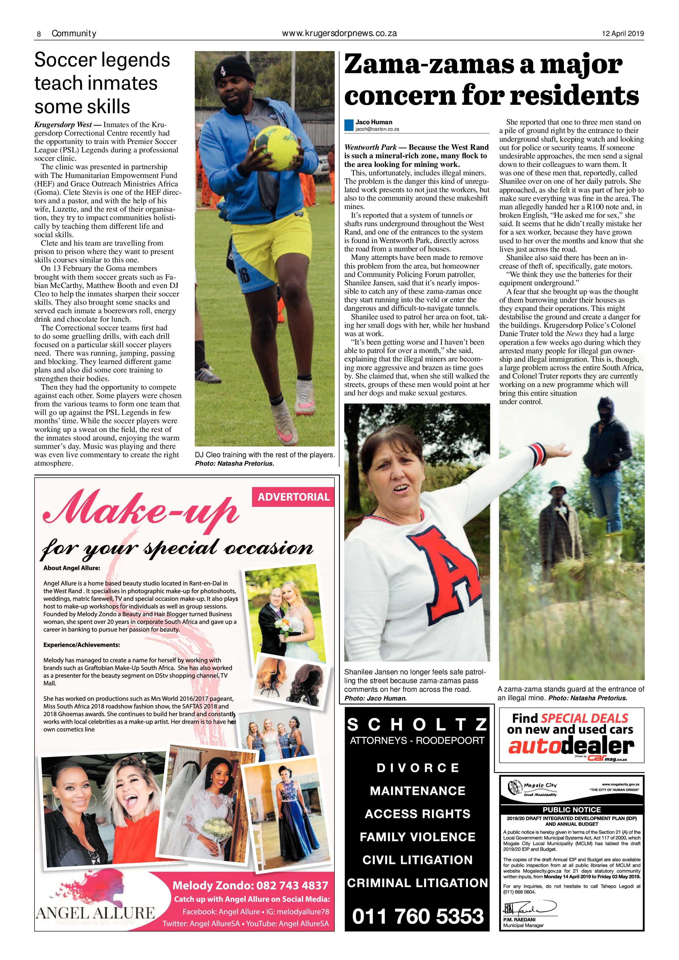 Krugersdorp News 12 April 2019 page 8