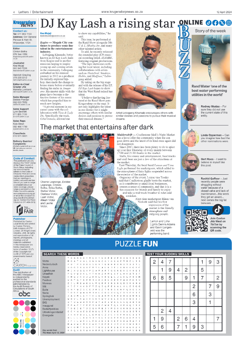 Krugersdorp News 12 April 2024 page 4
