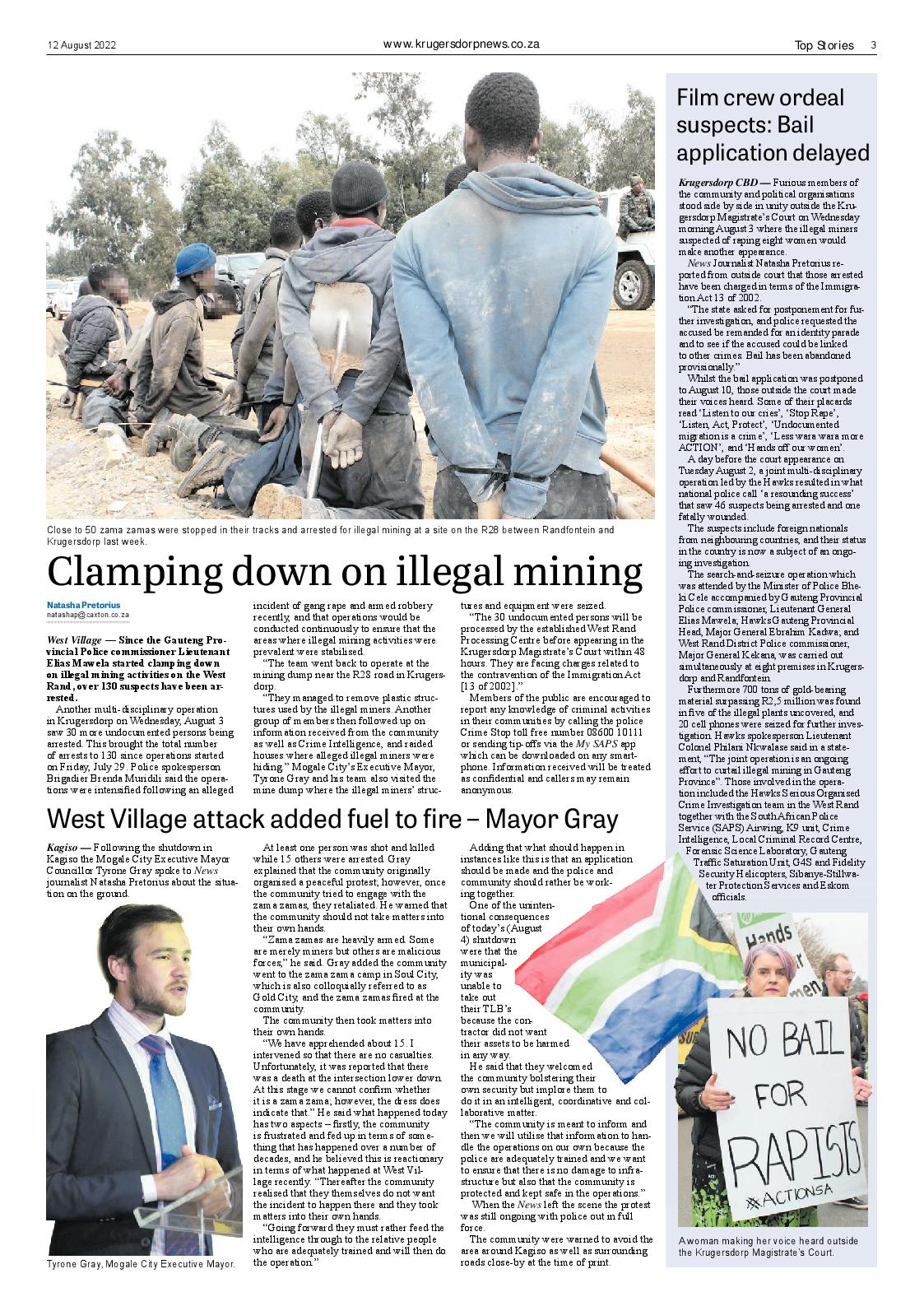 Krugersdorp News 12 August 2022 page 3