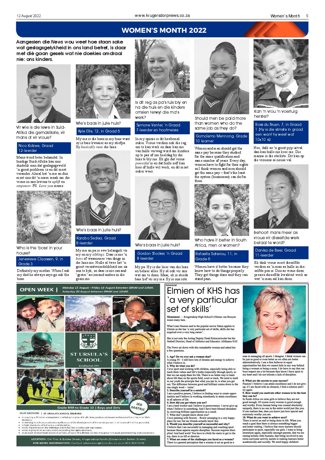 Krugersdorp News 12 August 2022 page 5