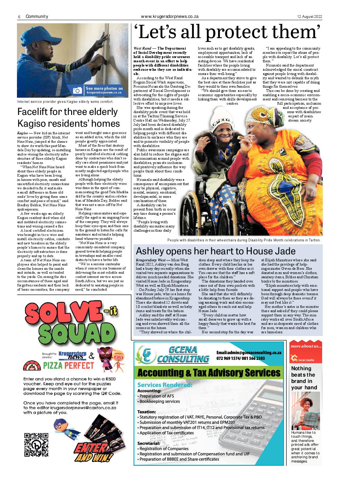 Krugersdorp News 12 August 2022 page 6