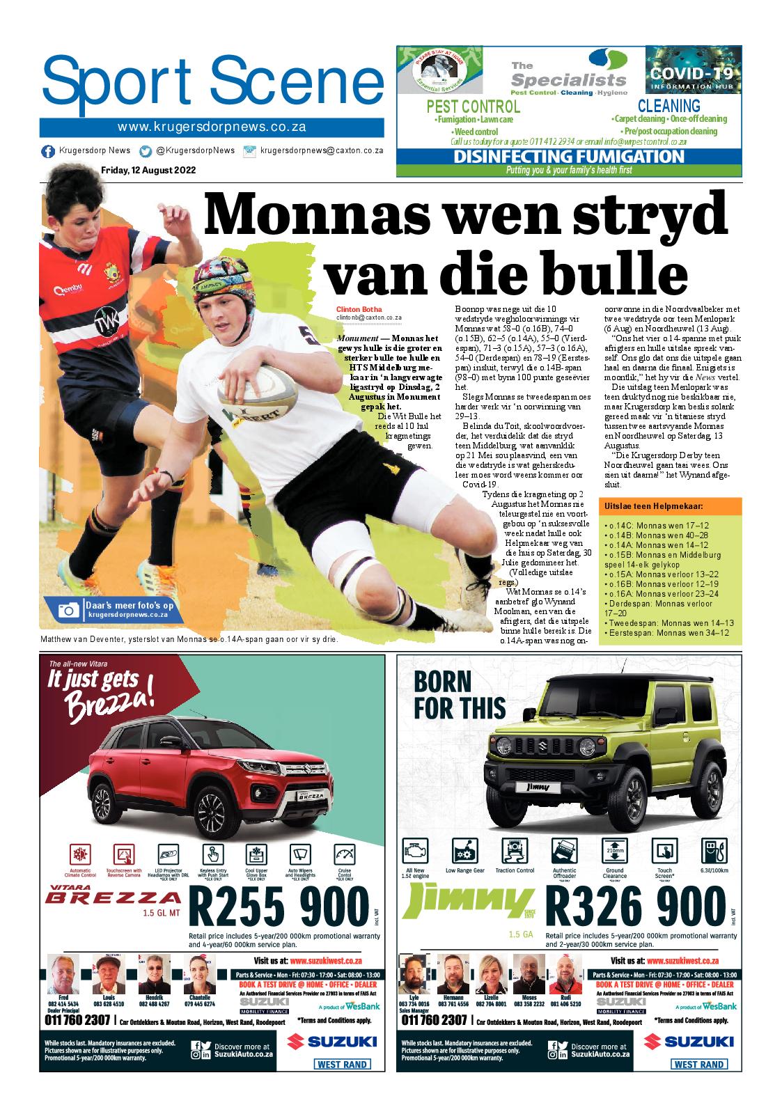 Krugersdorp News 12 August 2022 page 8