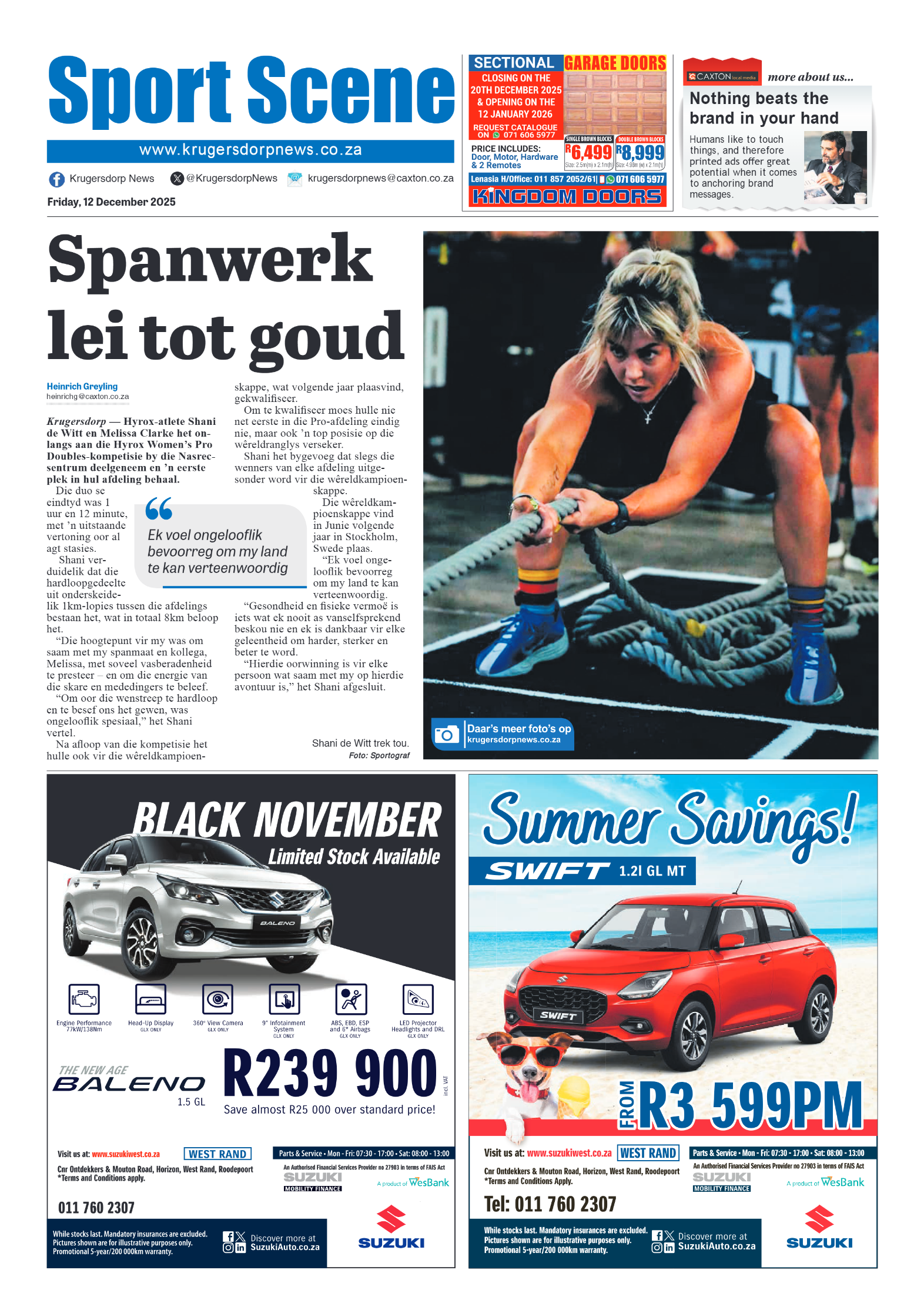 Krugersdorp News 12 December 2025 page 10