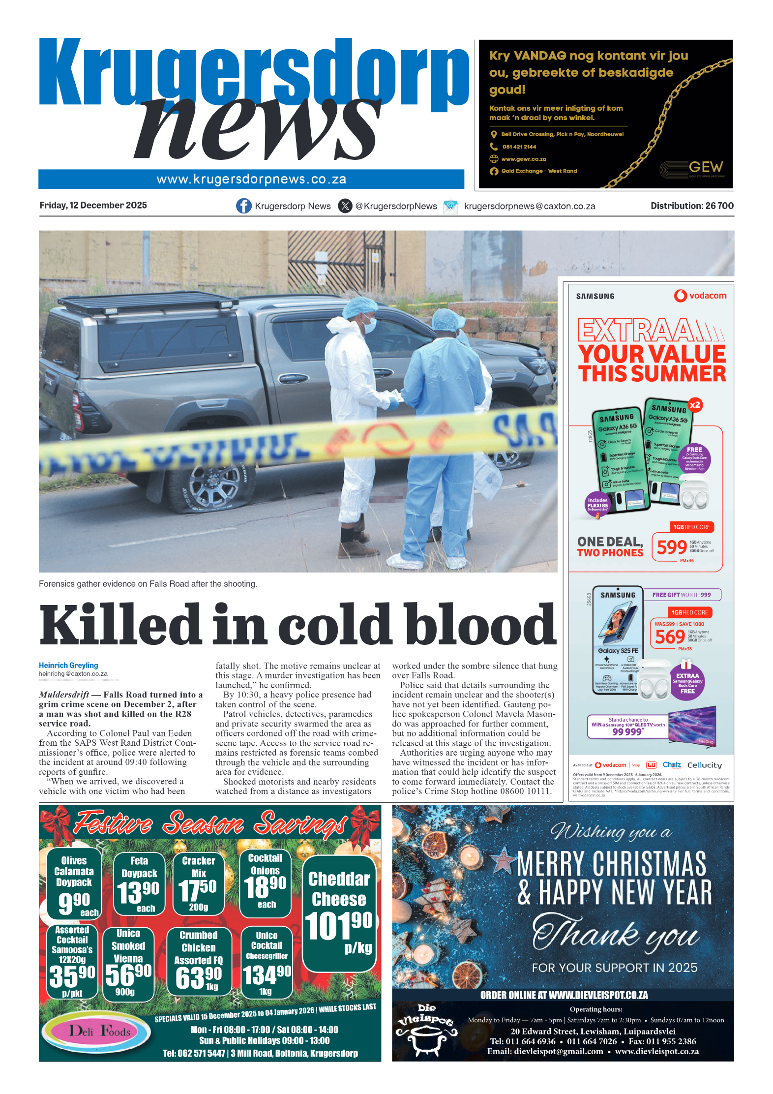 Krugersdorp News 12 December 2025 page 3