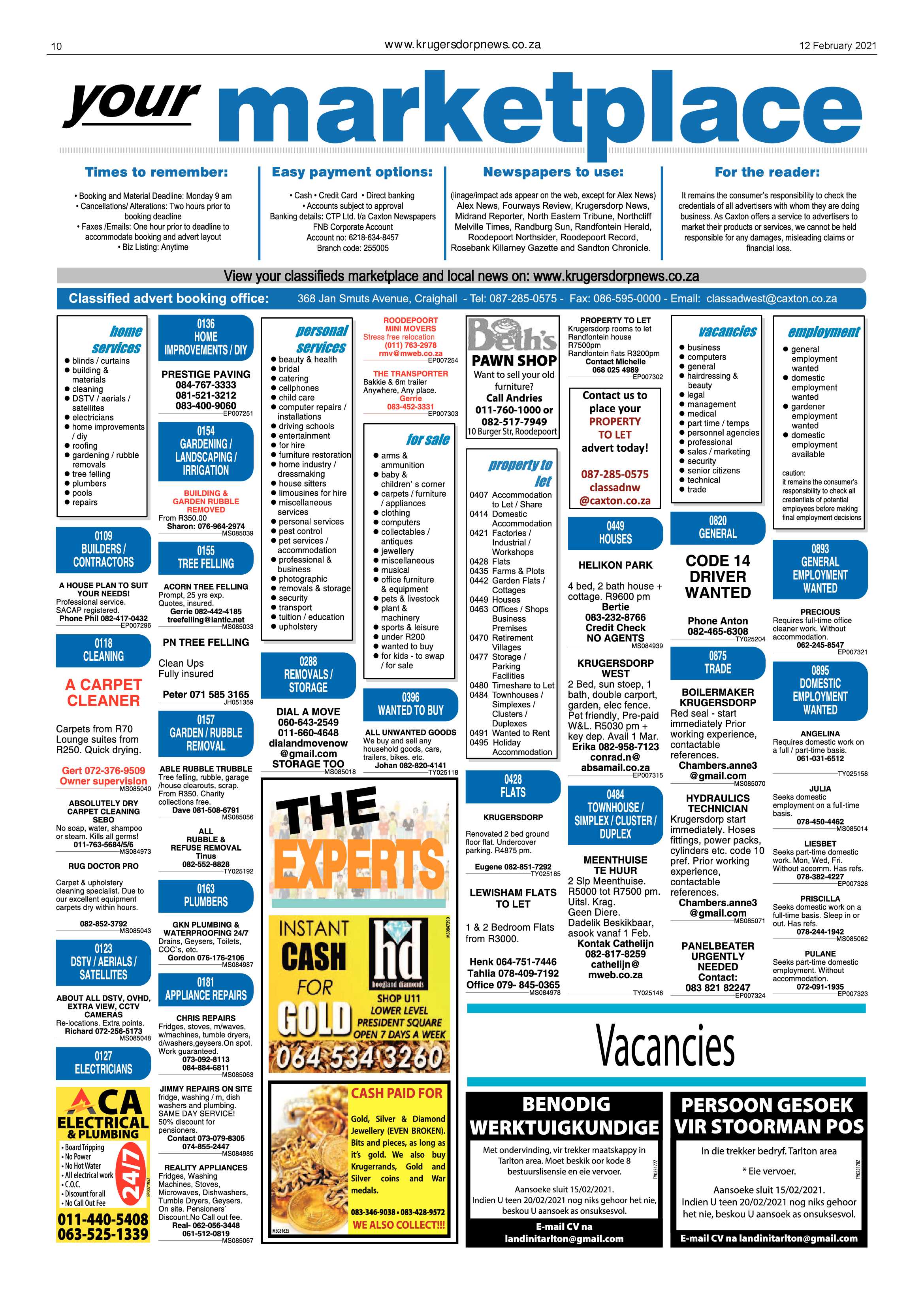 Krugersdorp News 12 February 2021 page 10