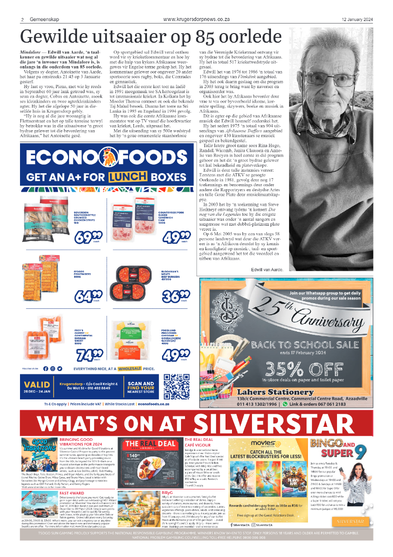 Krugersdorp News 12 January 2024 page 2