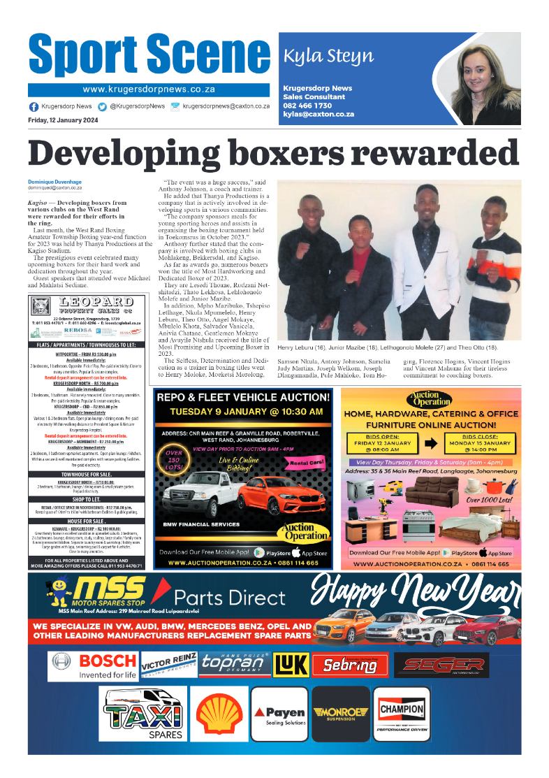 Krugersdorp News 12 January 2024 page 8