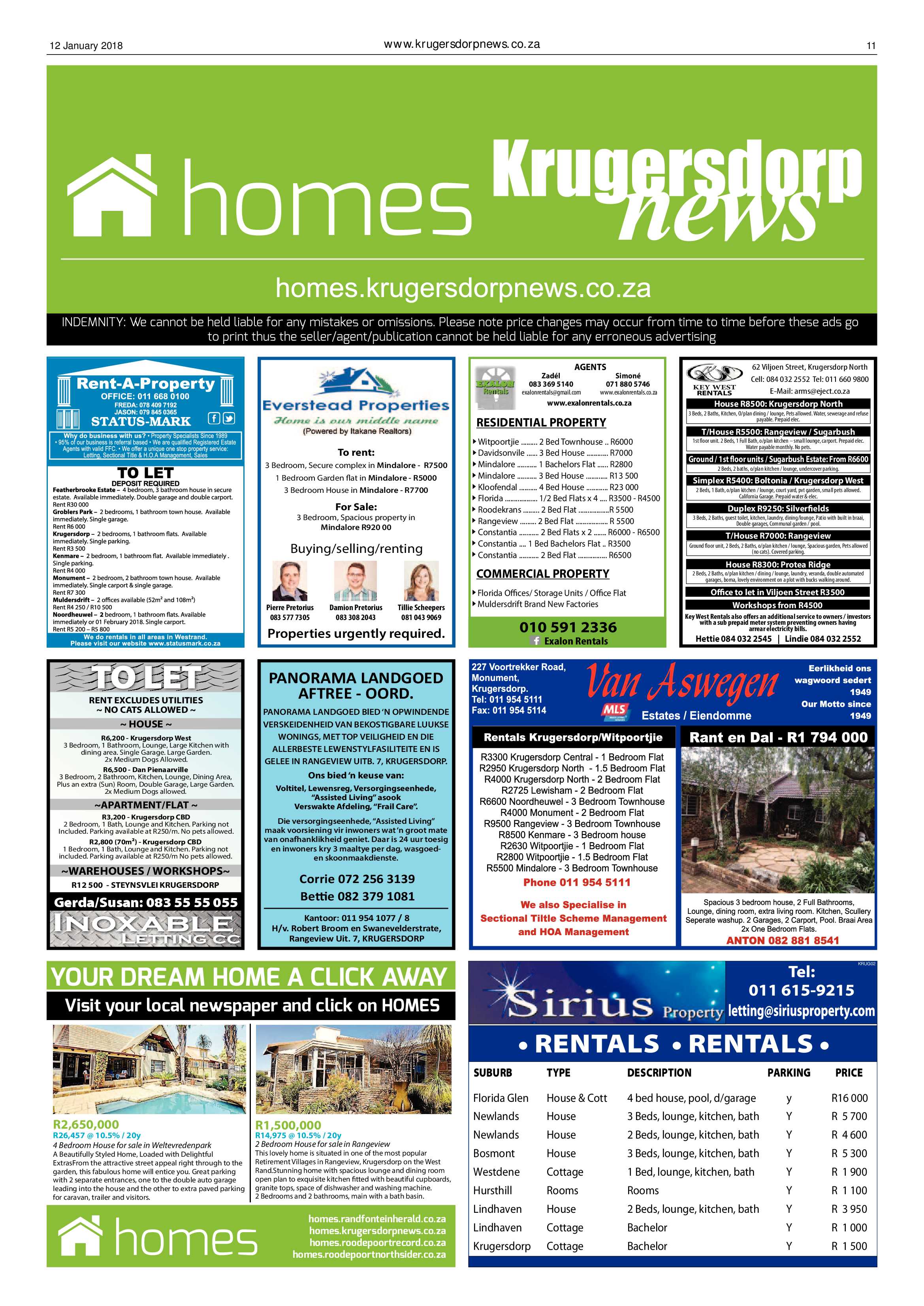 Krugersdorp News 12 January 2018 page 11