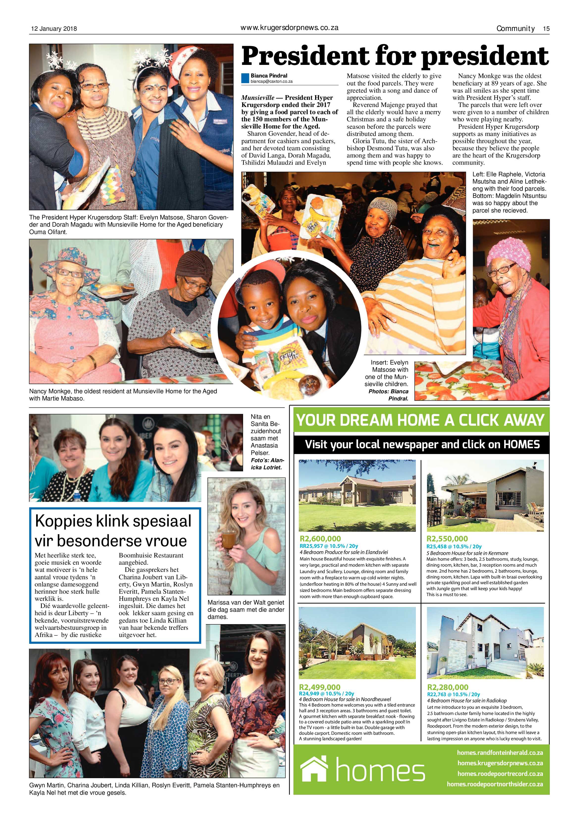 Krugersdorp News 12 January 2018 page 15