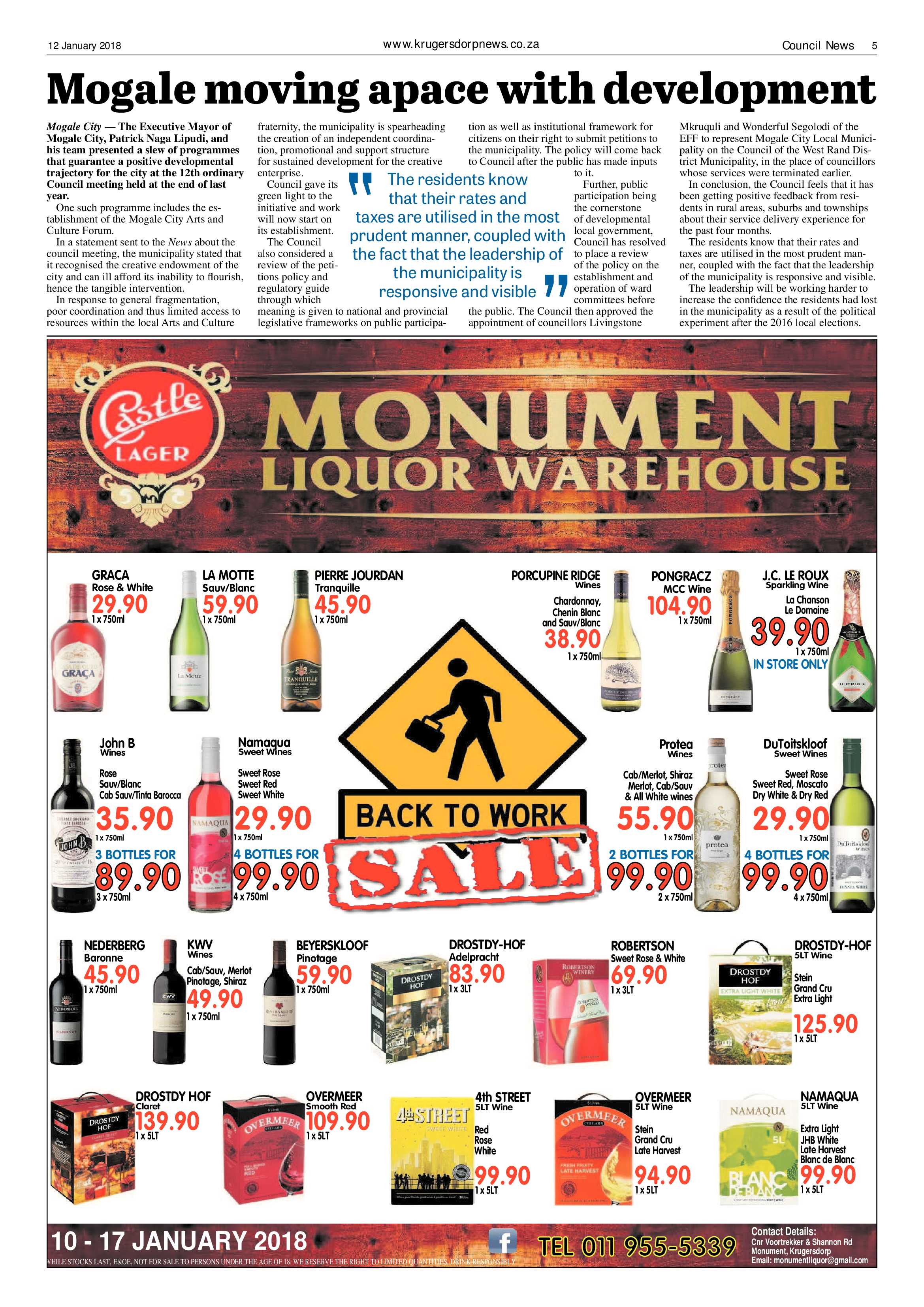 Krugersdorp News 12 January 2018 page 5
