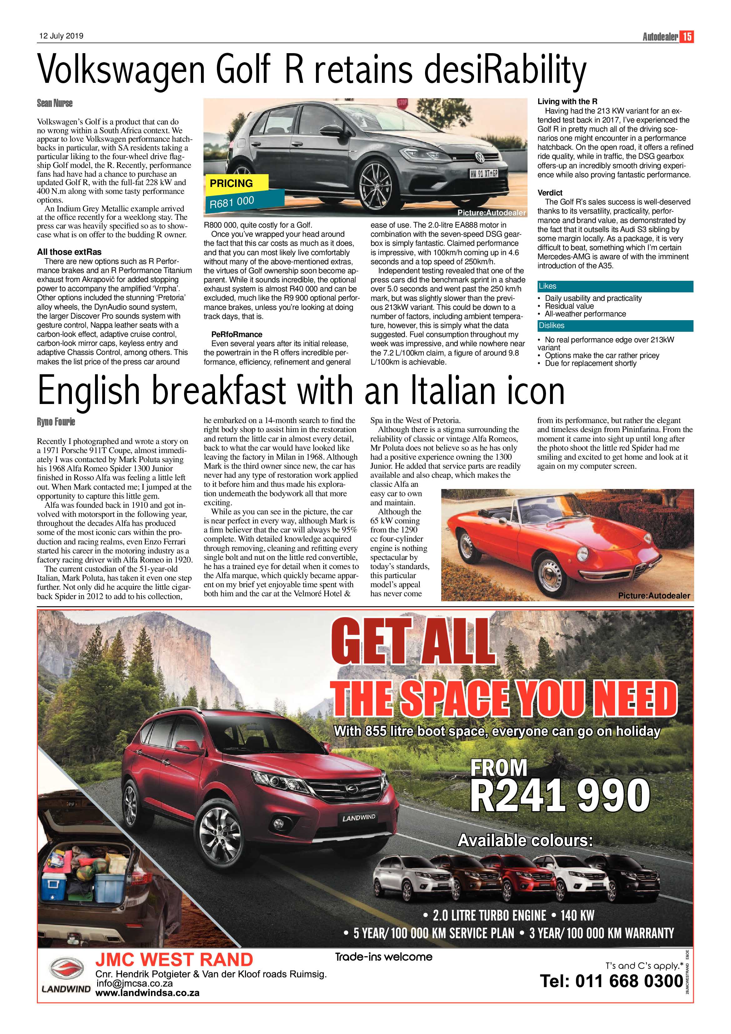 Krugersdorp News 12 July 2019 page 15