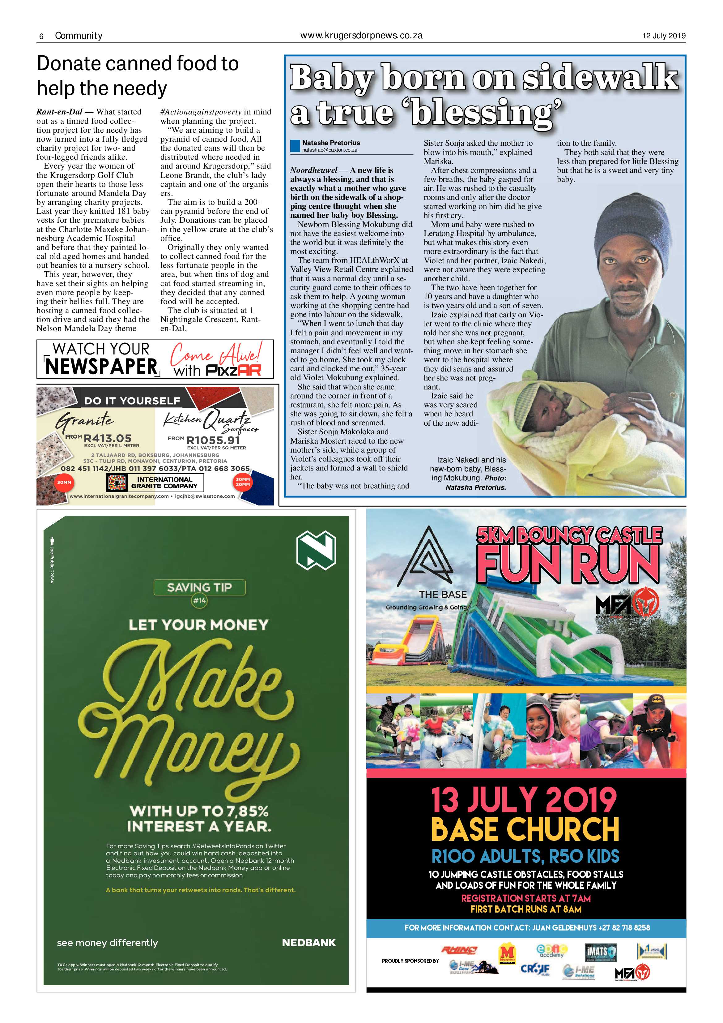 Krugersdorp News 12 July 2019 page 6