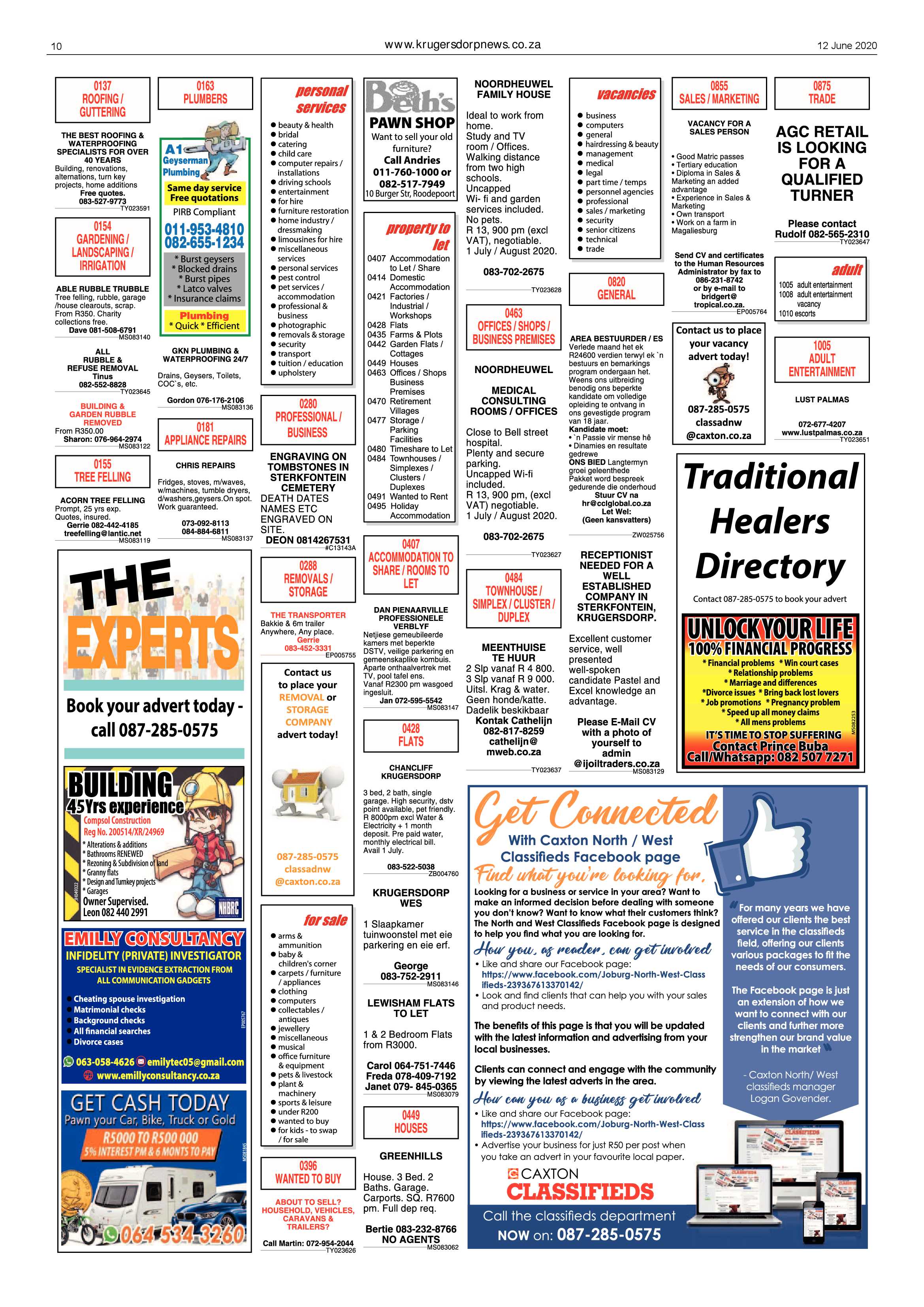 Krugersdorp News 12 June 2020 page 10