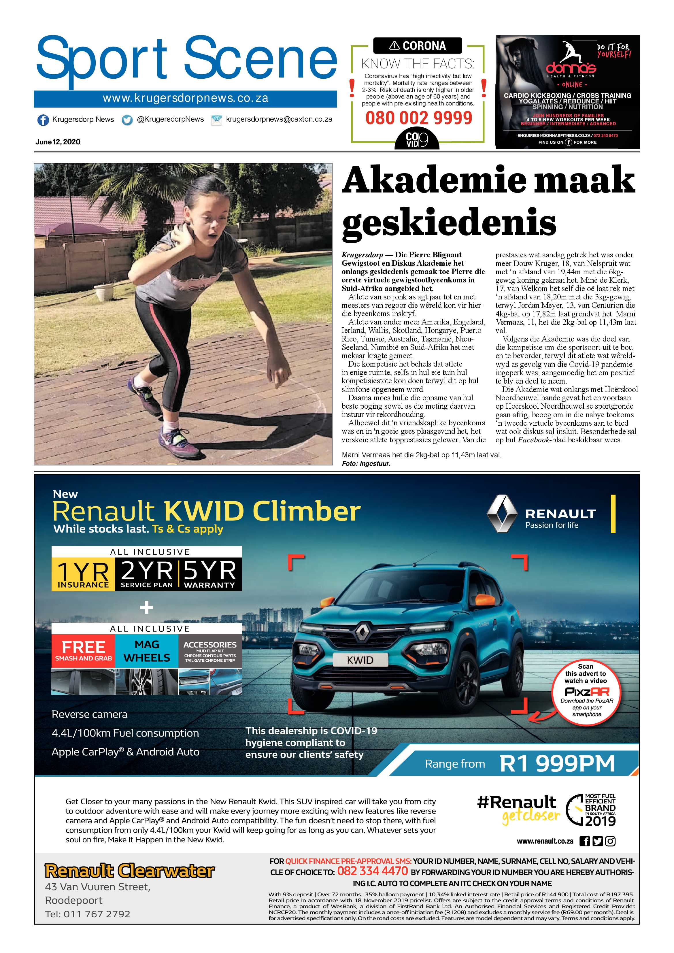Krugersdorp News 12 June 2020 page 16