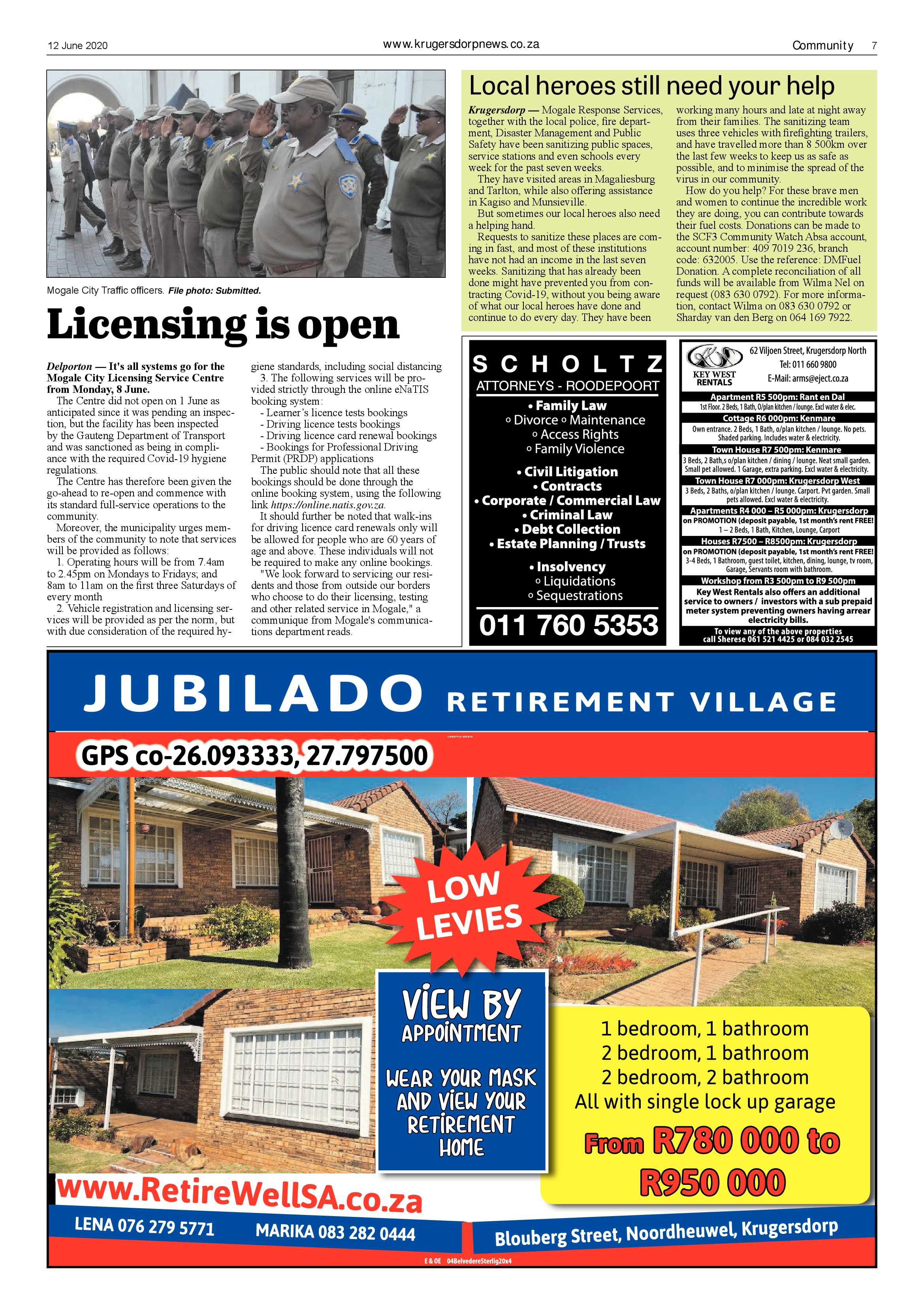 Krugersdorp News 12 June 2020 page 7