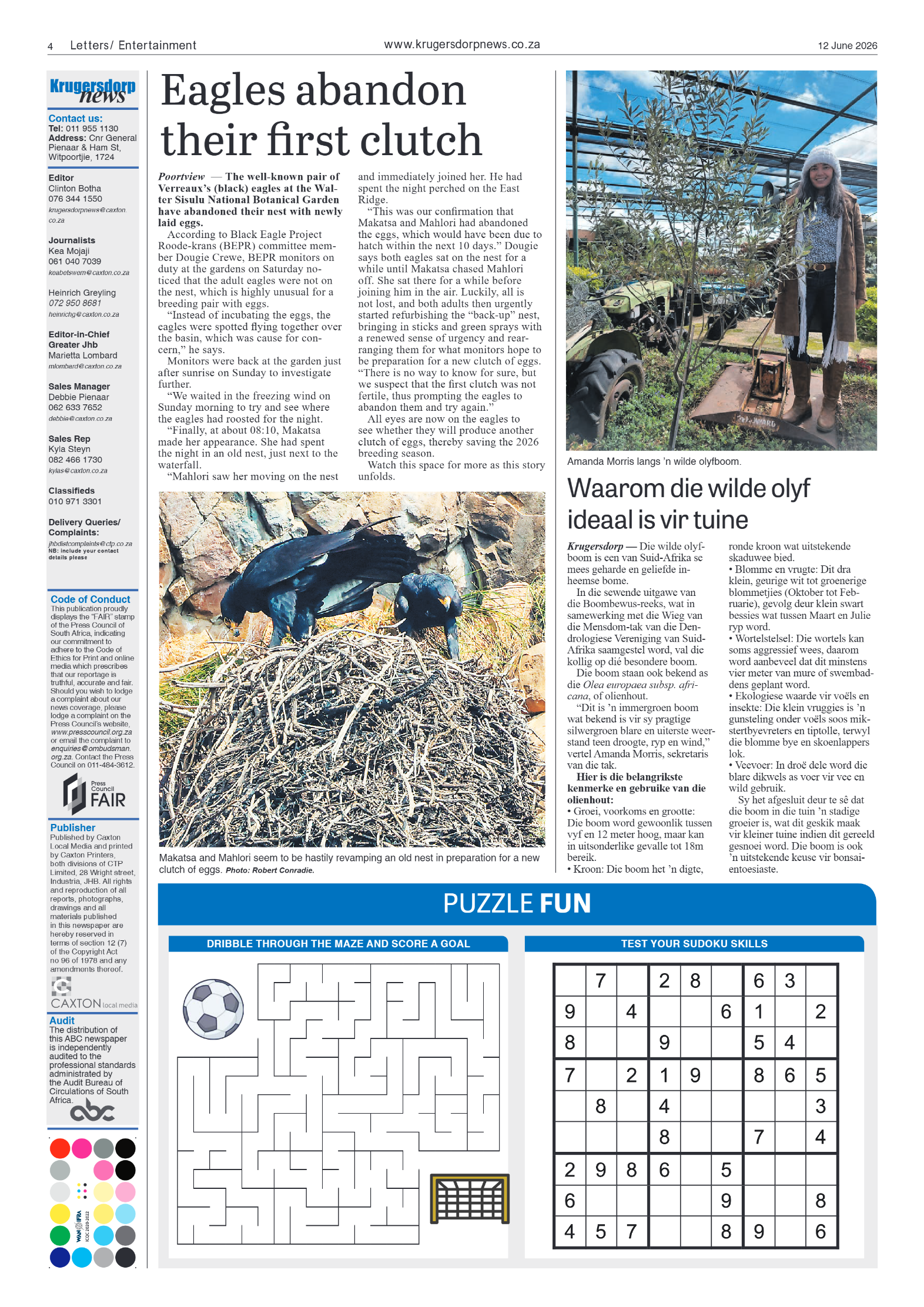 Krugersdorp News 12 June 2026 page 6