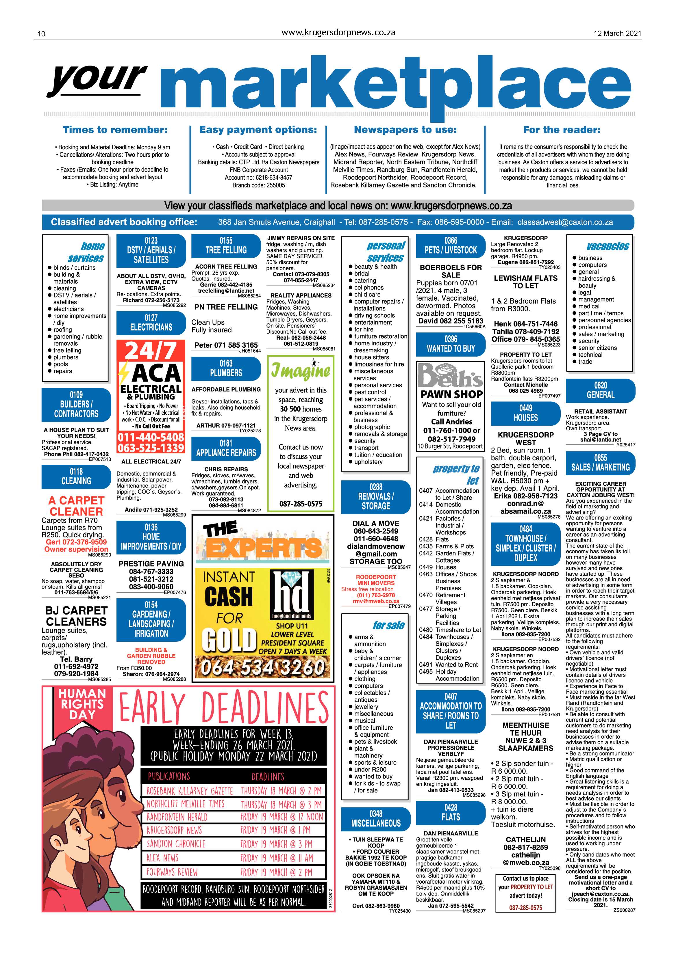 Krugersdorp News 12 March 2021 page 10