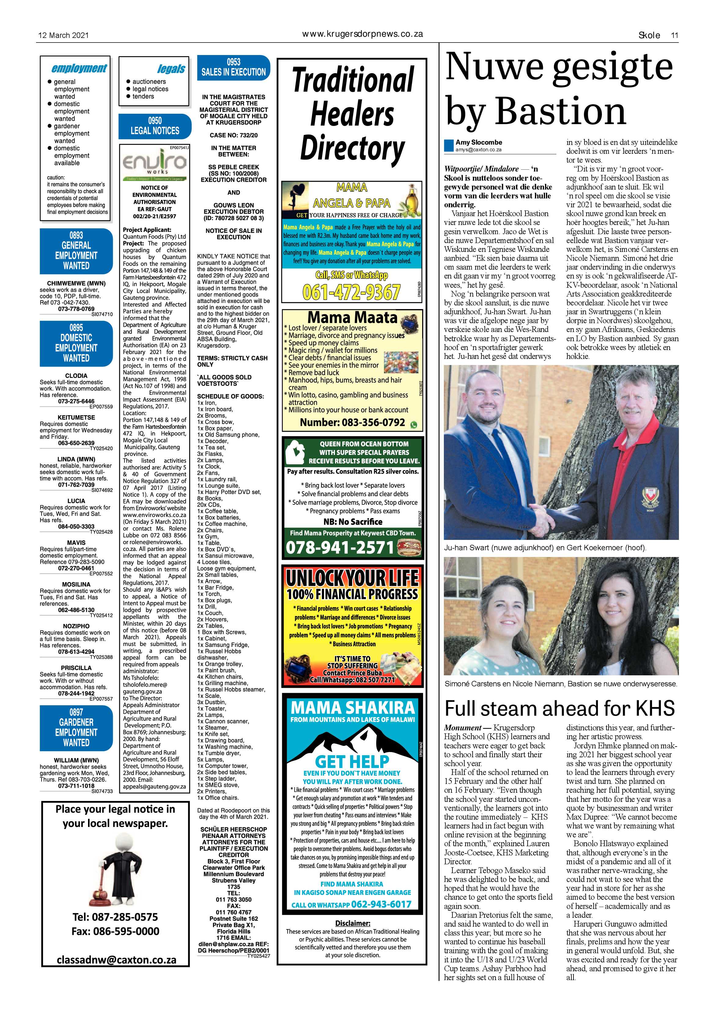 Krugersdorp News 12 March 2021 page 11